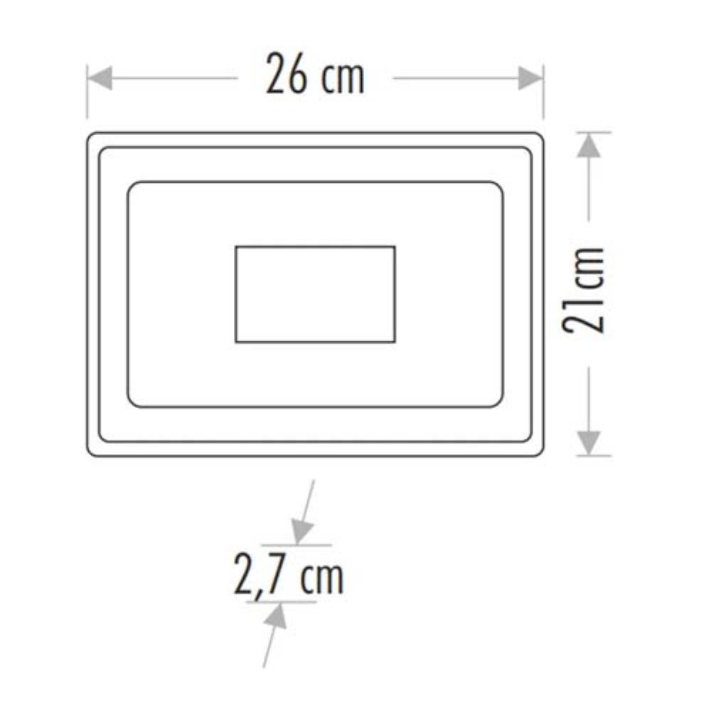 CATA 50W Slim LED Projektör Günışığı CT-4658G