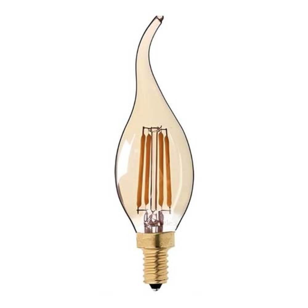 CATA 4W Rustik LED Kıvrık Buji Ampul E14 Amber CT-4281