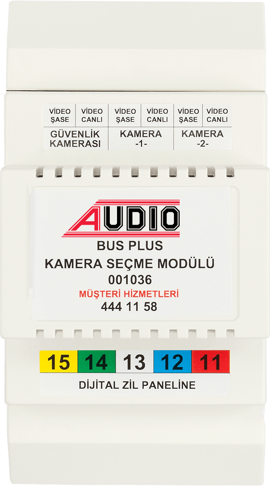 AUDIO 001036 Bus Plus Kamera Seçme Modülü (3 Kamera İçin)