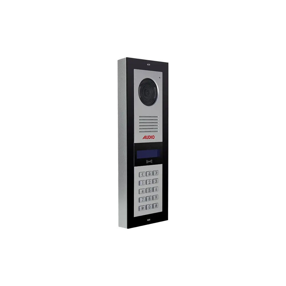 AUDIO 003002 Bus Plus 2X16 Ve 4X16 Lcd Ekranlı Zil Paneli (Mekanik Butonlu)– Siyah Şase
