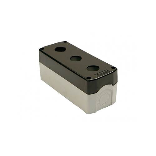 Bemis Plastik 3’lü Buton Kutusu Siyah IP44 BT3-3000-0002