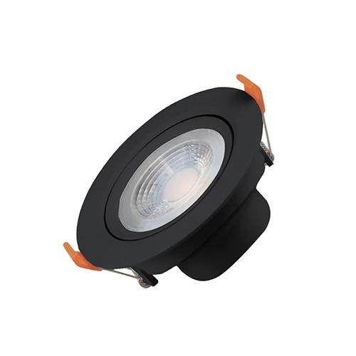 ACK 5W Siyah 3000K Sıva Altı Yuvarlak LED Downlight AD01-00501