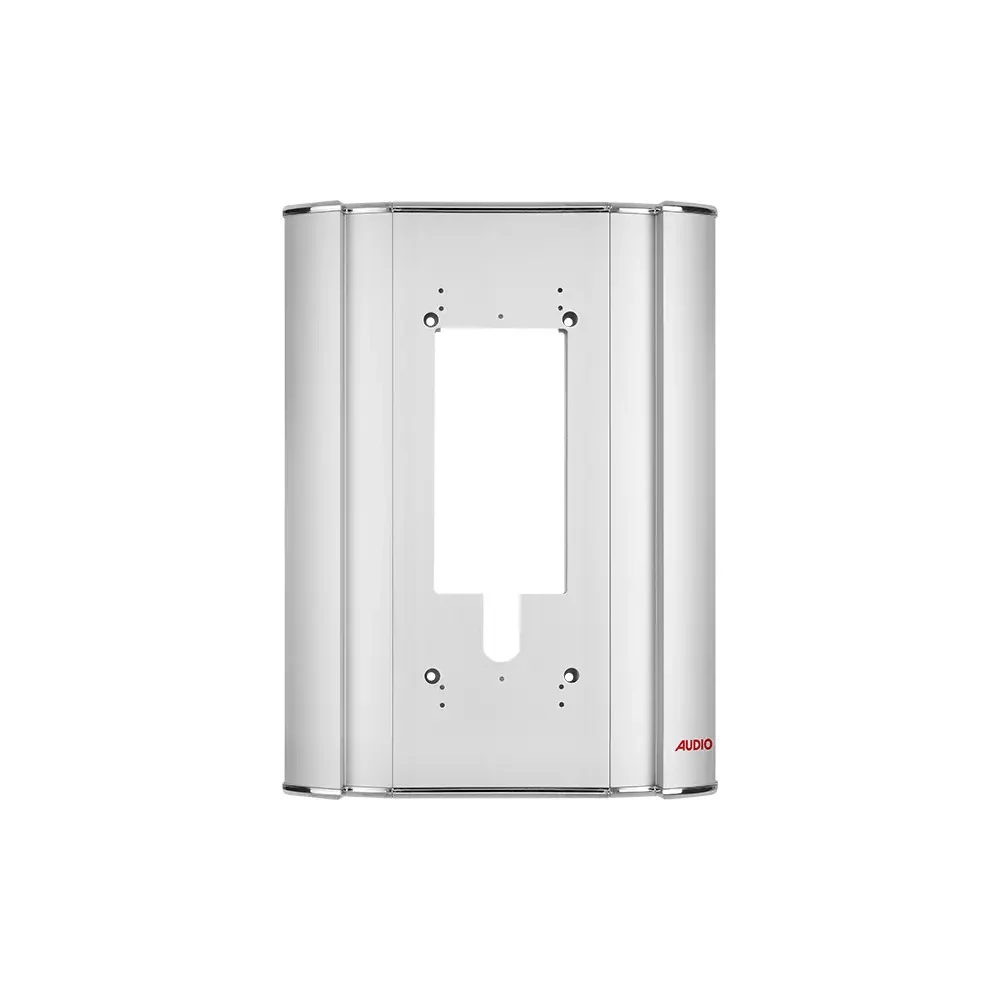 AUDIO 001365A Bus Plus Dekoratif Çerçeve 1 Butonlu Zil Paneli İçin (301 Mm) Dekoratif Işık Tak Süstü 7" Set Aparatı Siyah Ve Gri