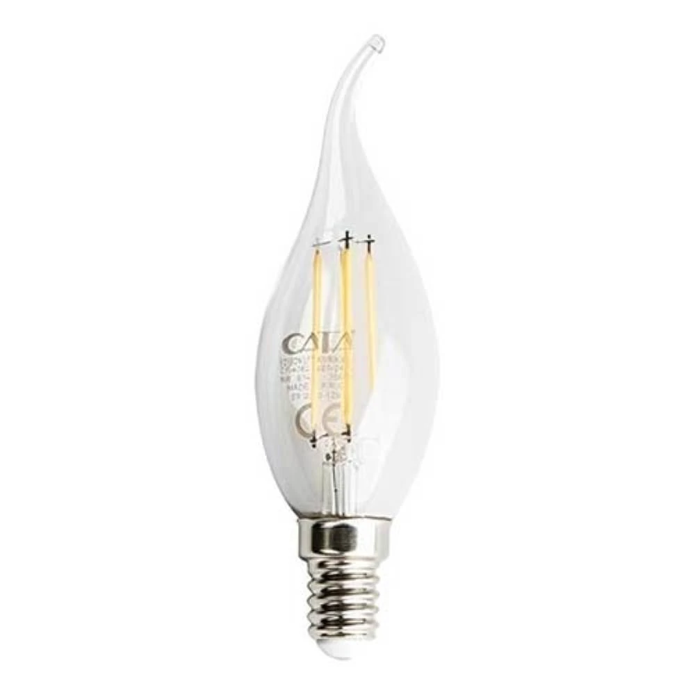 CATA 4W LED Filament Kıvrık Buji Ampul Günışığı E14 CT-4062G