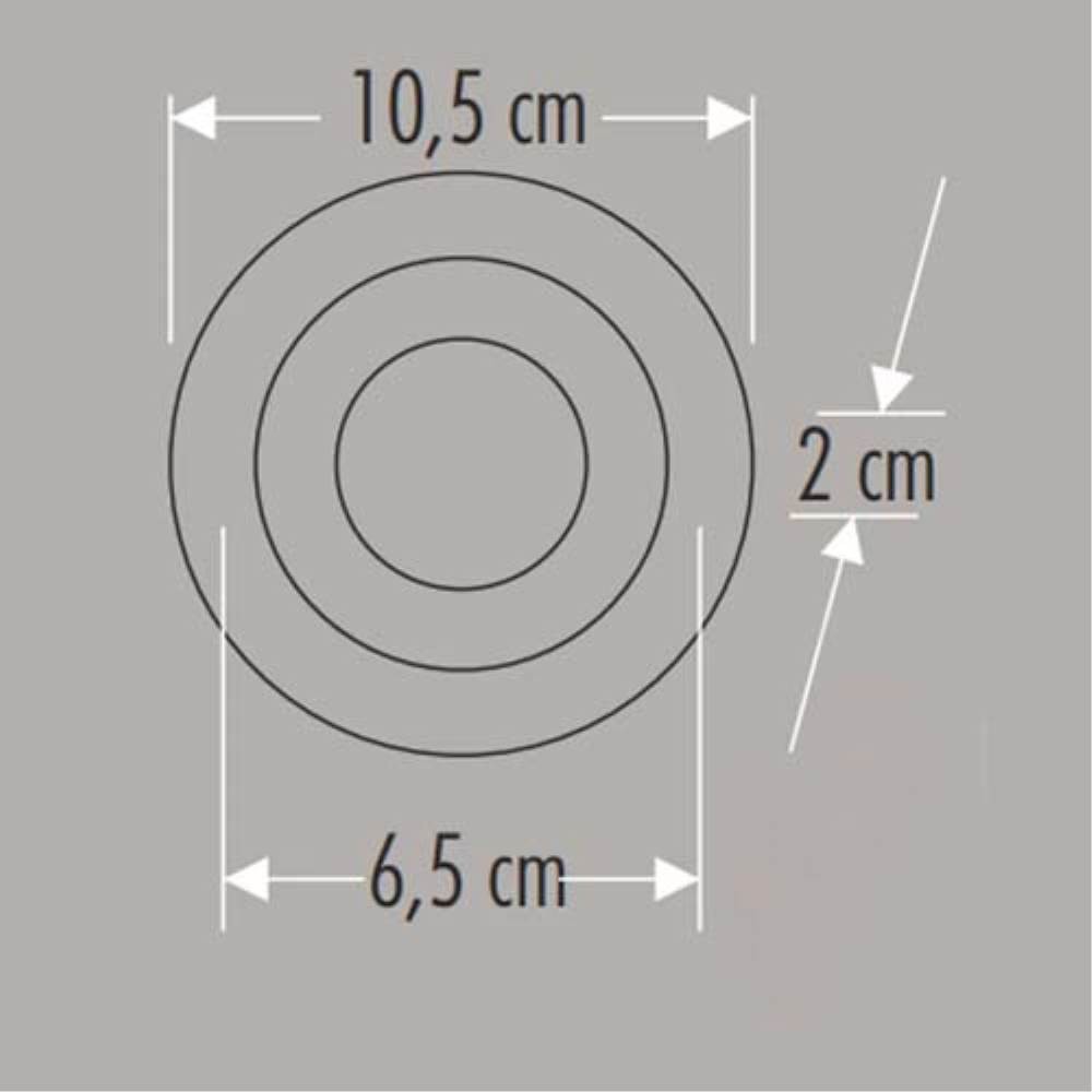 CATA 7W Panel LED Armatür Beyaz Mavi Okyanus CT-5150B