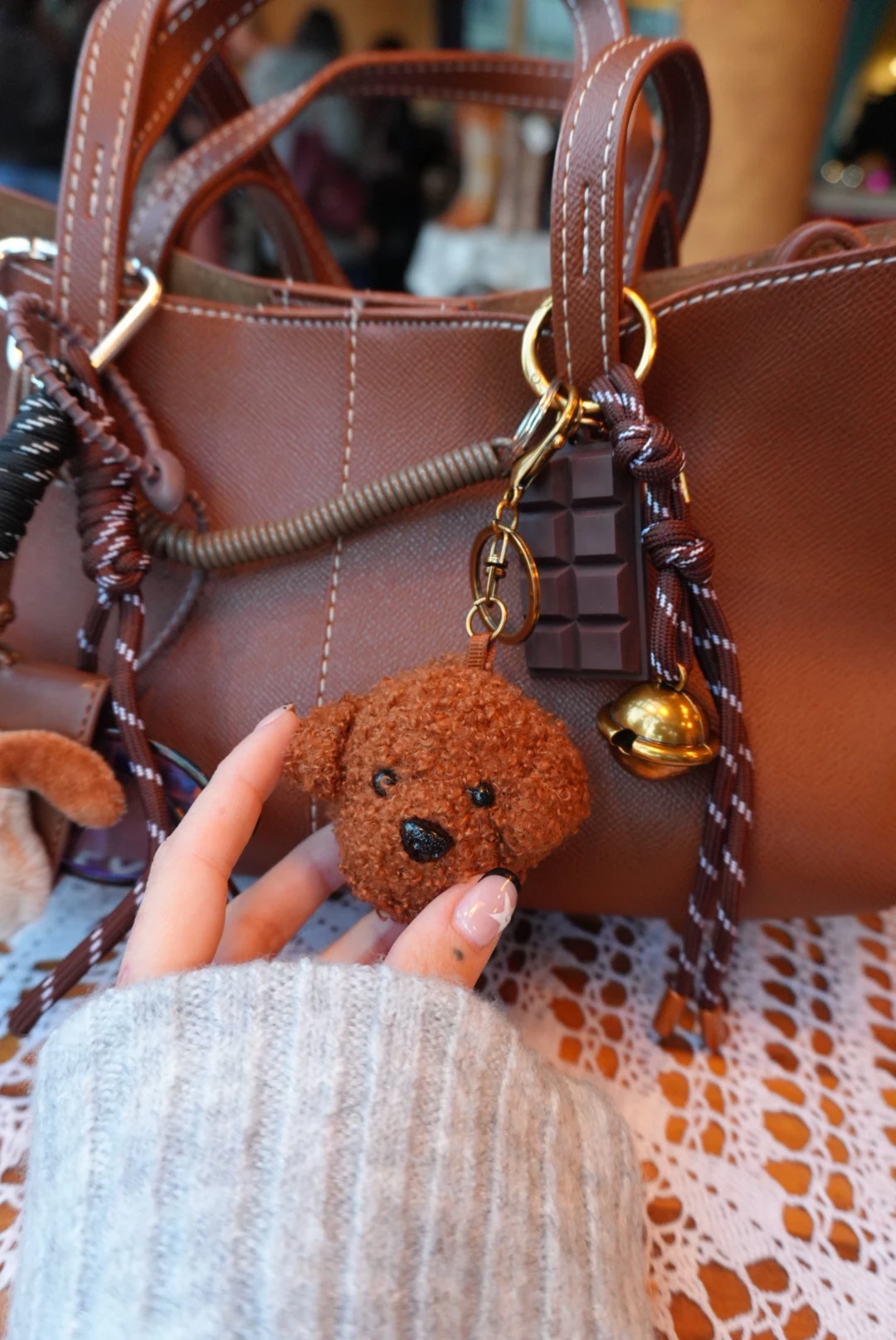 çikolatalı köpek charm