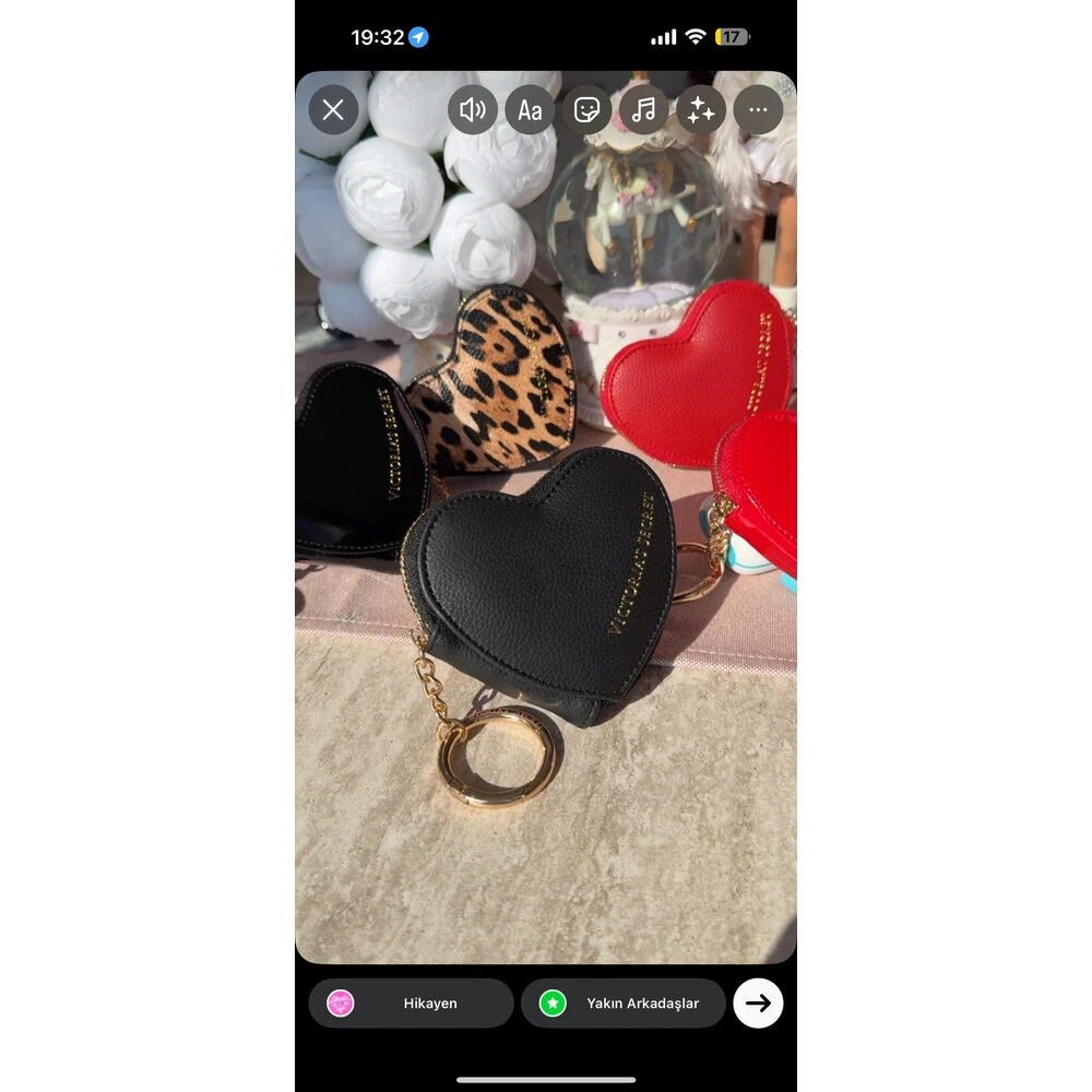 Kalp victoria cüzdan