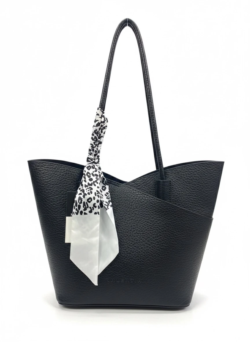 🎗️Moda~ Kriste bell model yumuşak deri kol çantası - Siyah