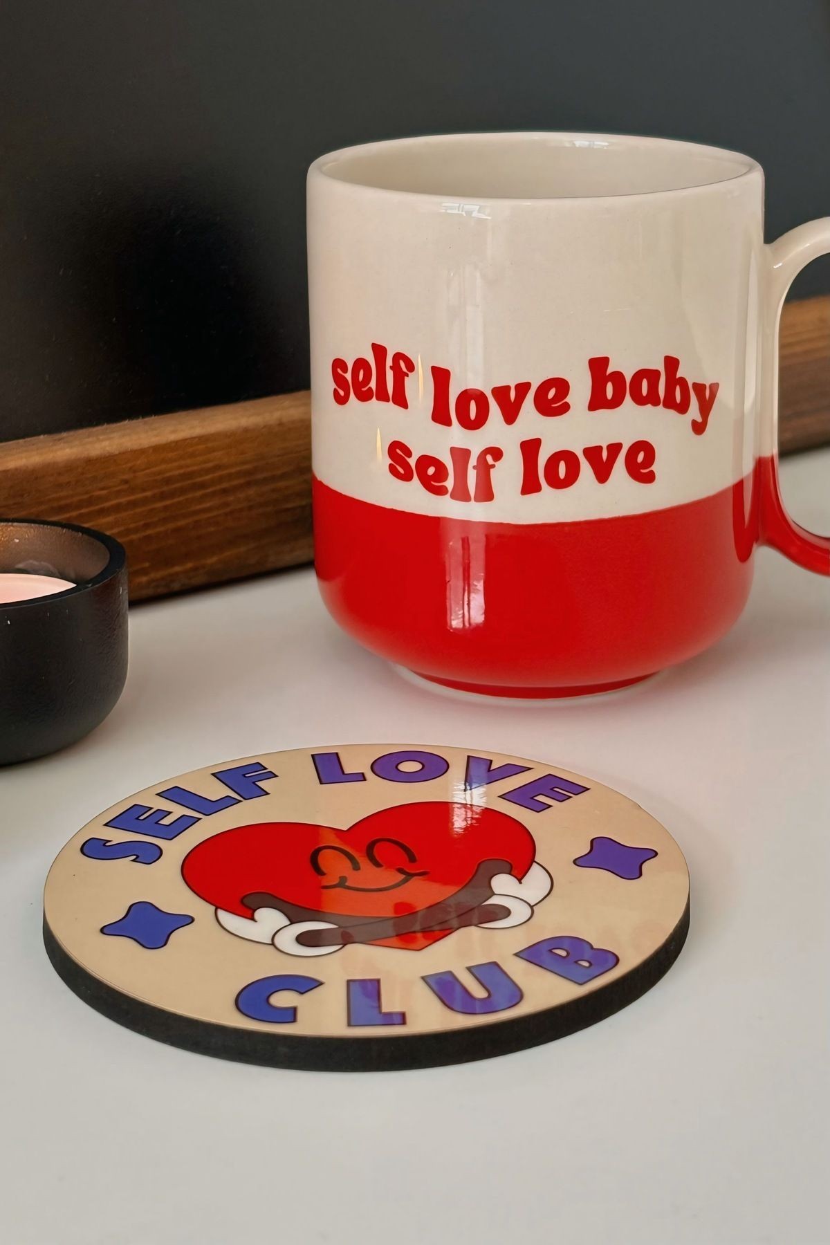 Self Love Club Bardak Altlığı