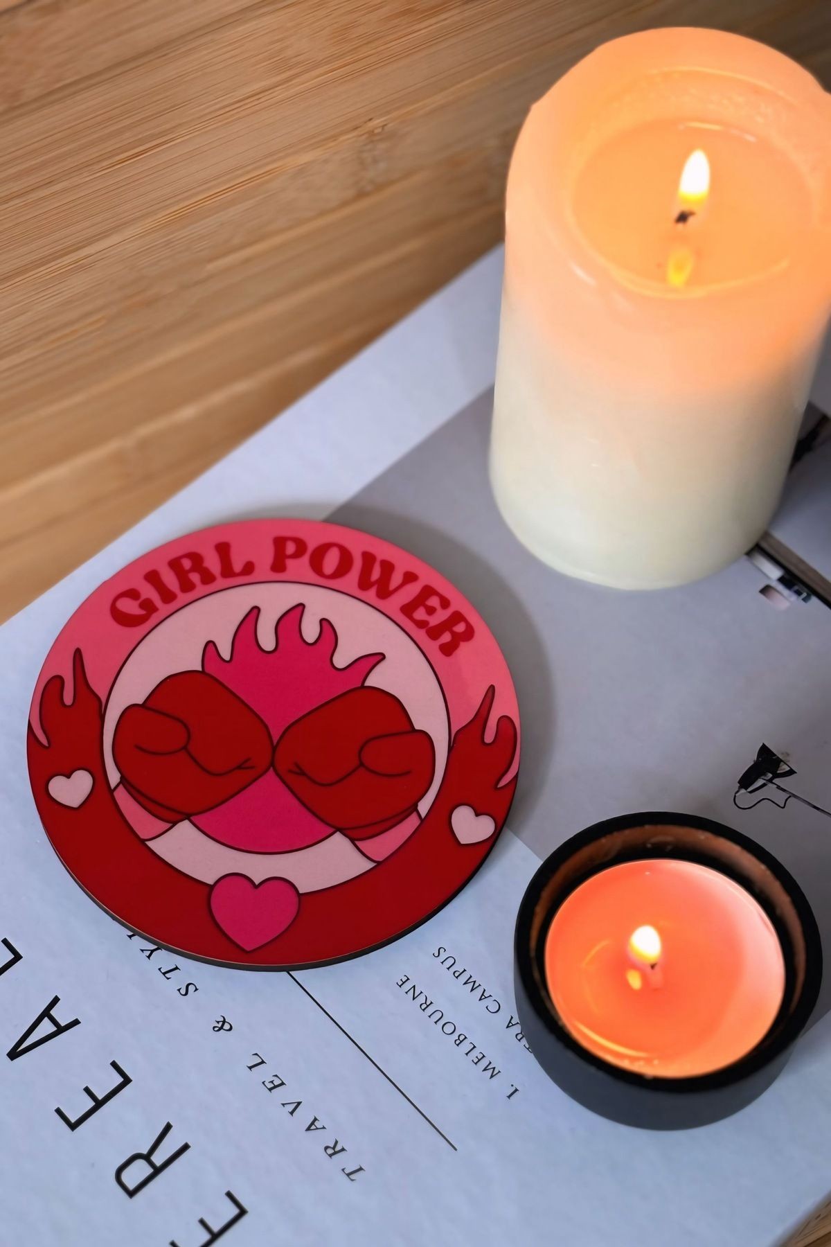 Girl Power Bardak Altlığı