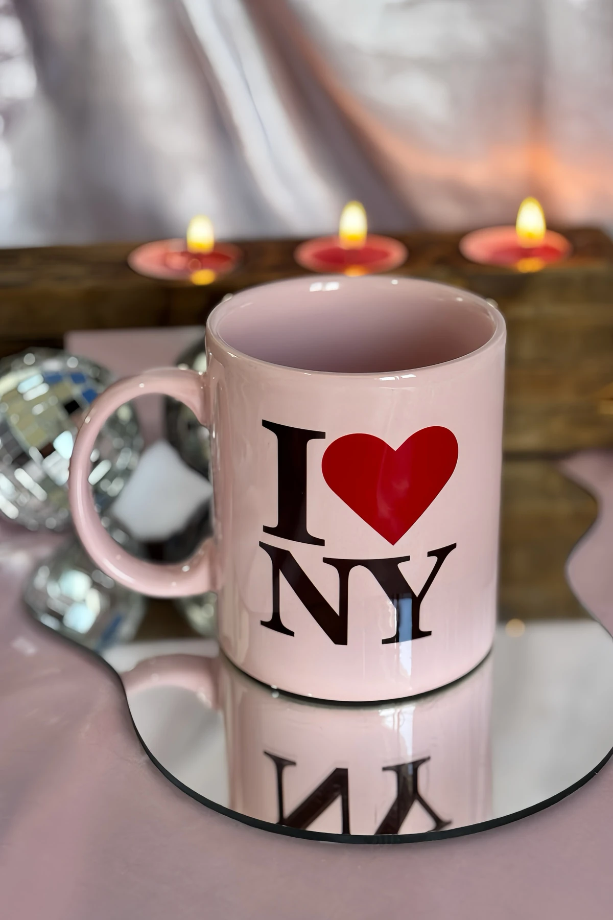 I Love New York Pembe Kupa