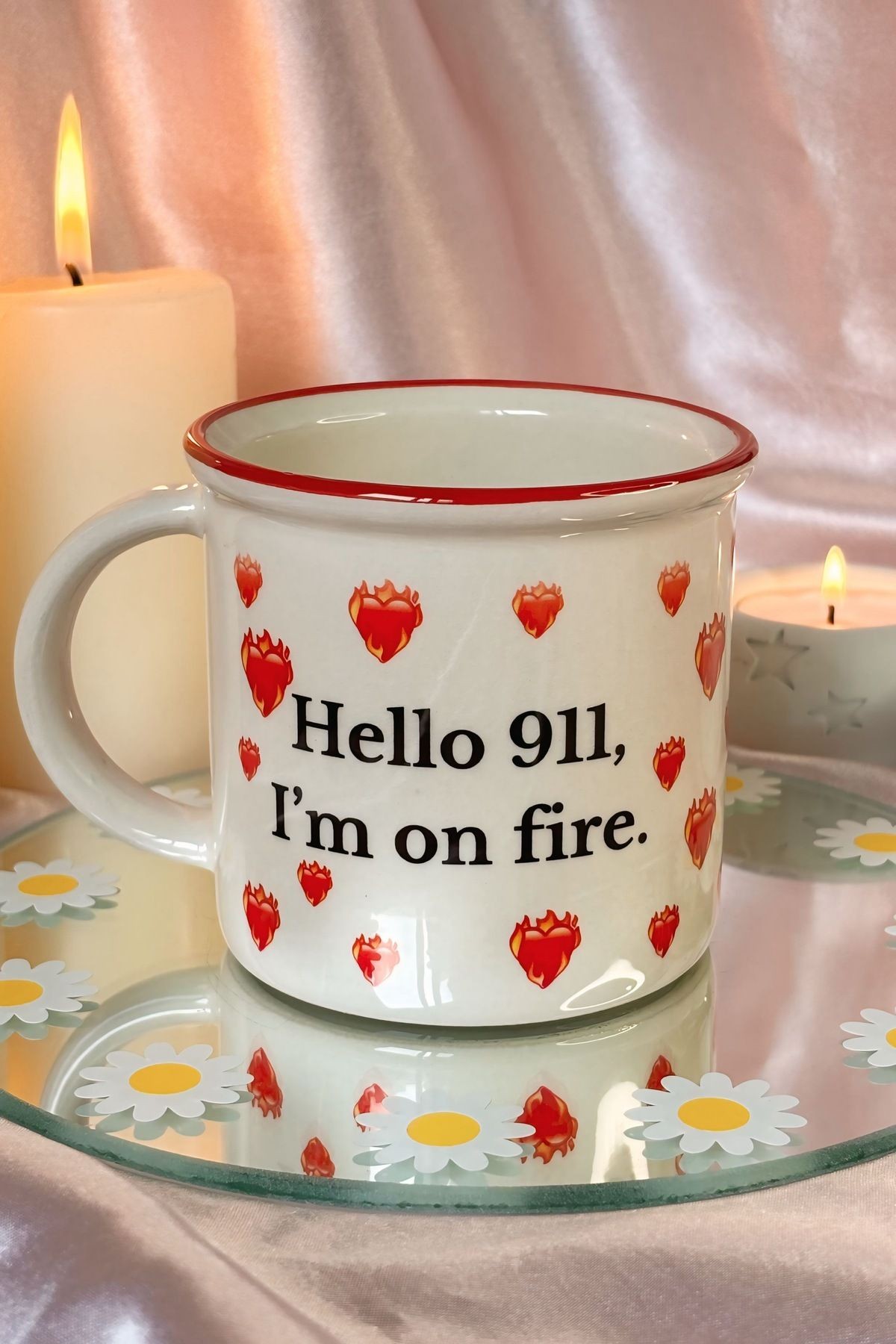 Hello 911, I am on Fire Kupa