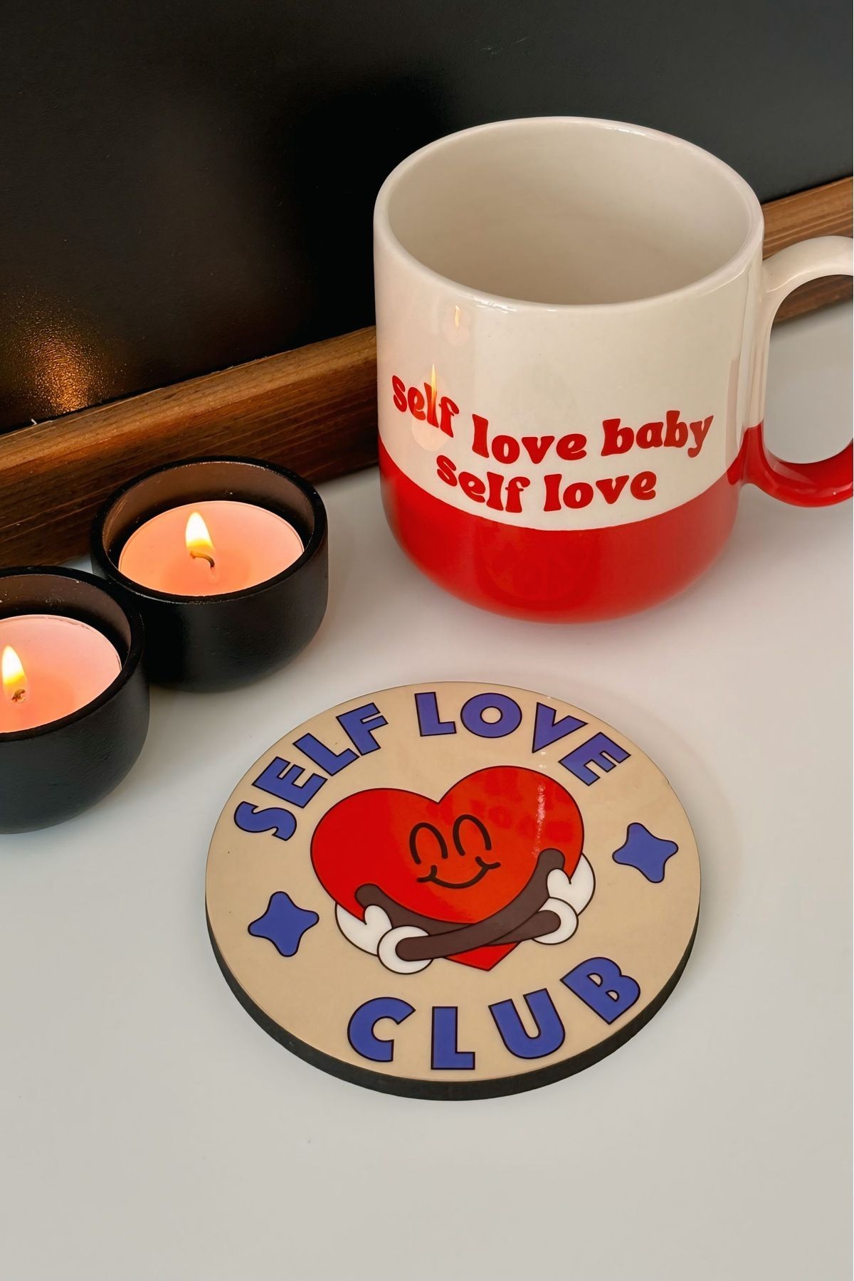 Self Love Club Bardak Altlığı