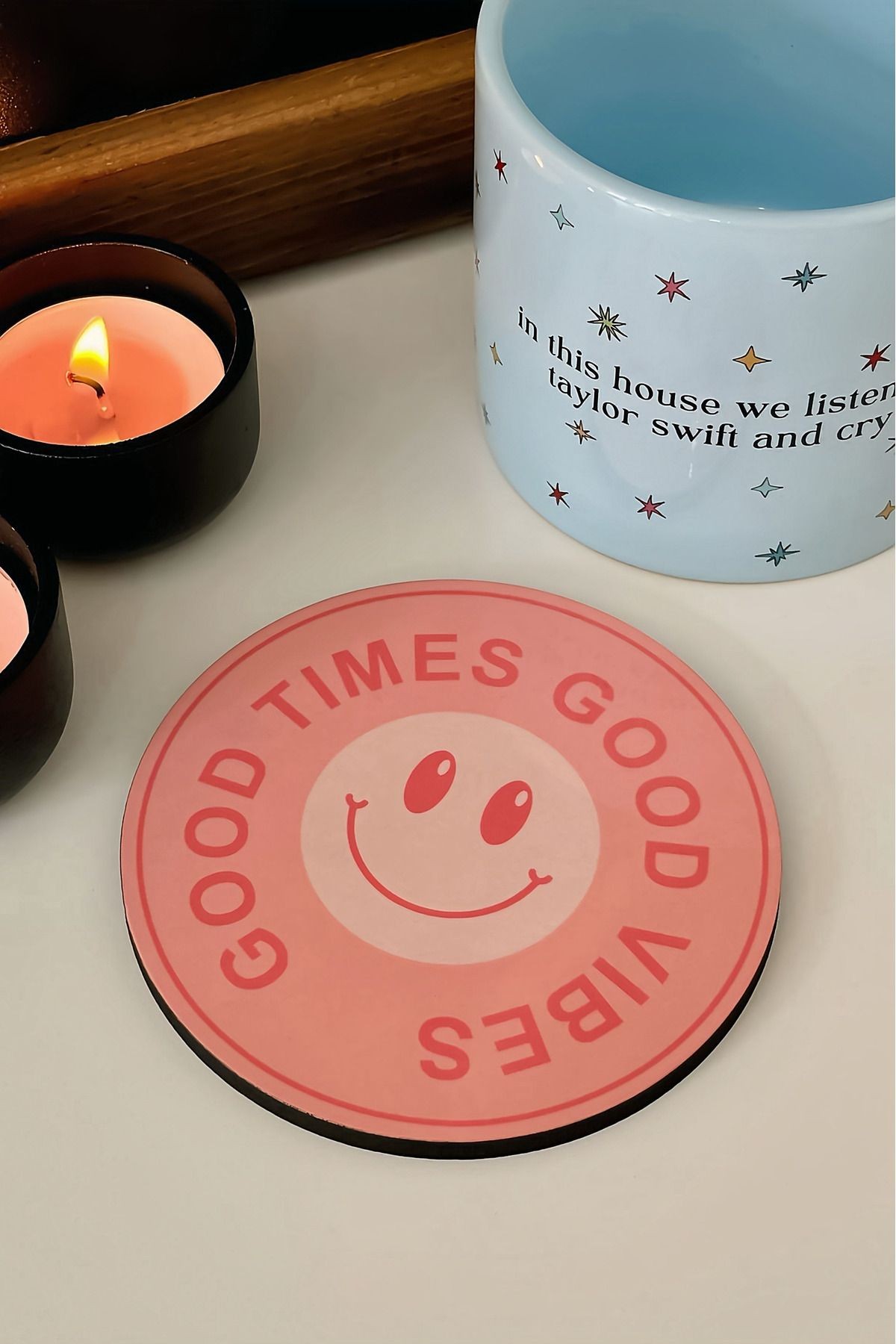 Good Vibes Bardak Altlığı