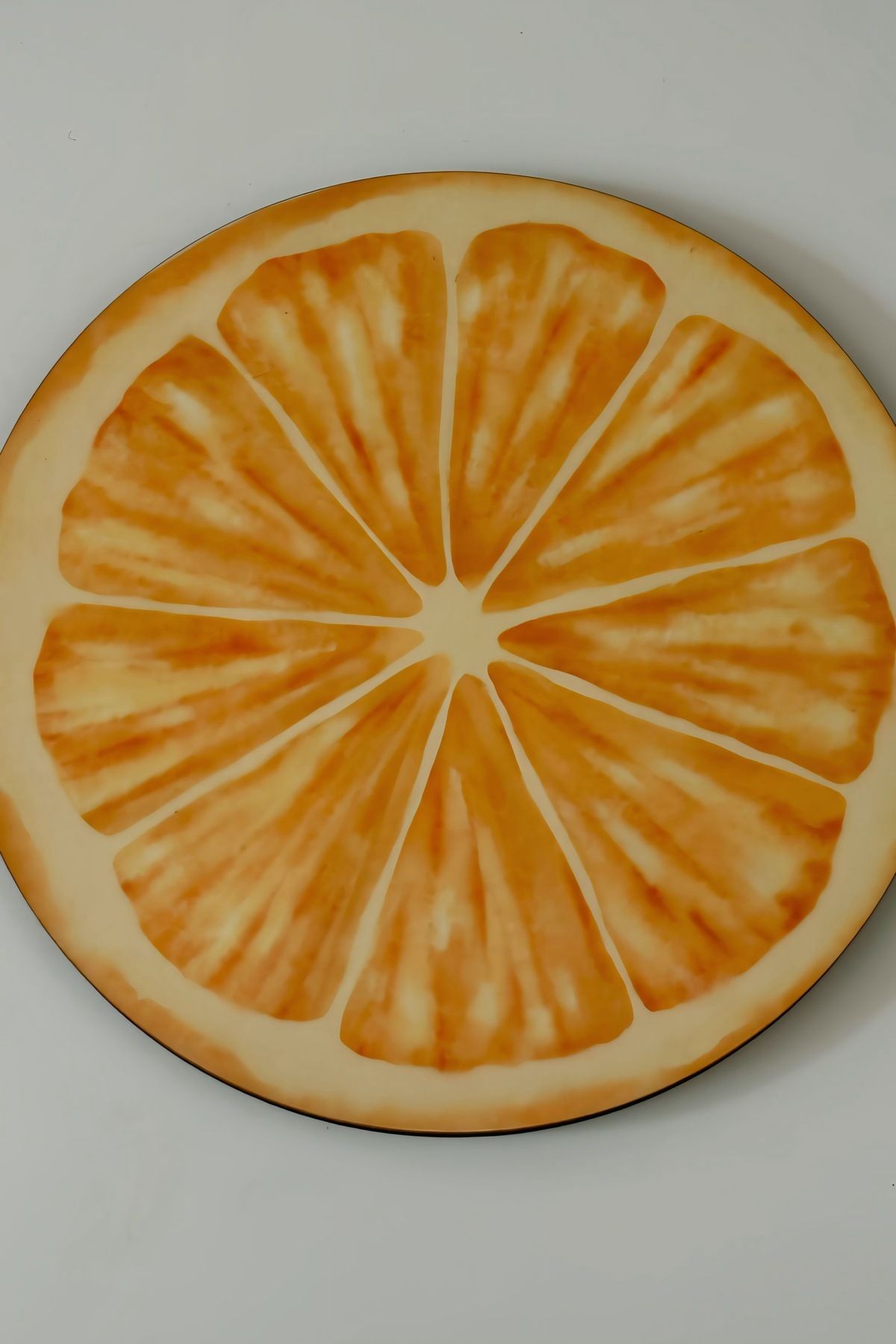 Orange Portakal Desenli Bardak Altlığı