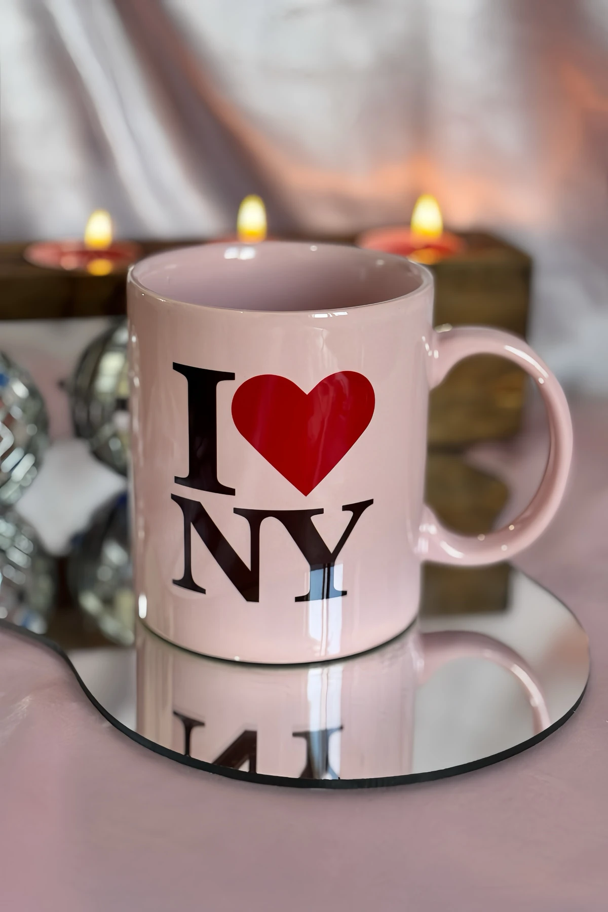 I Love New York Pembe Kupa