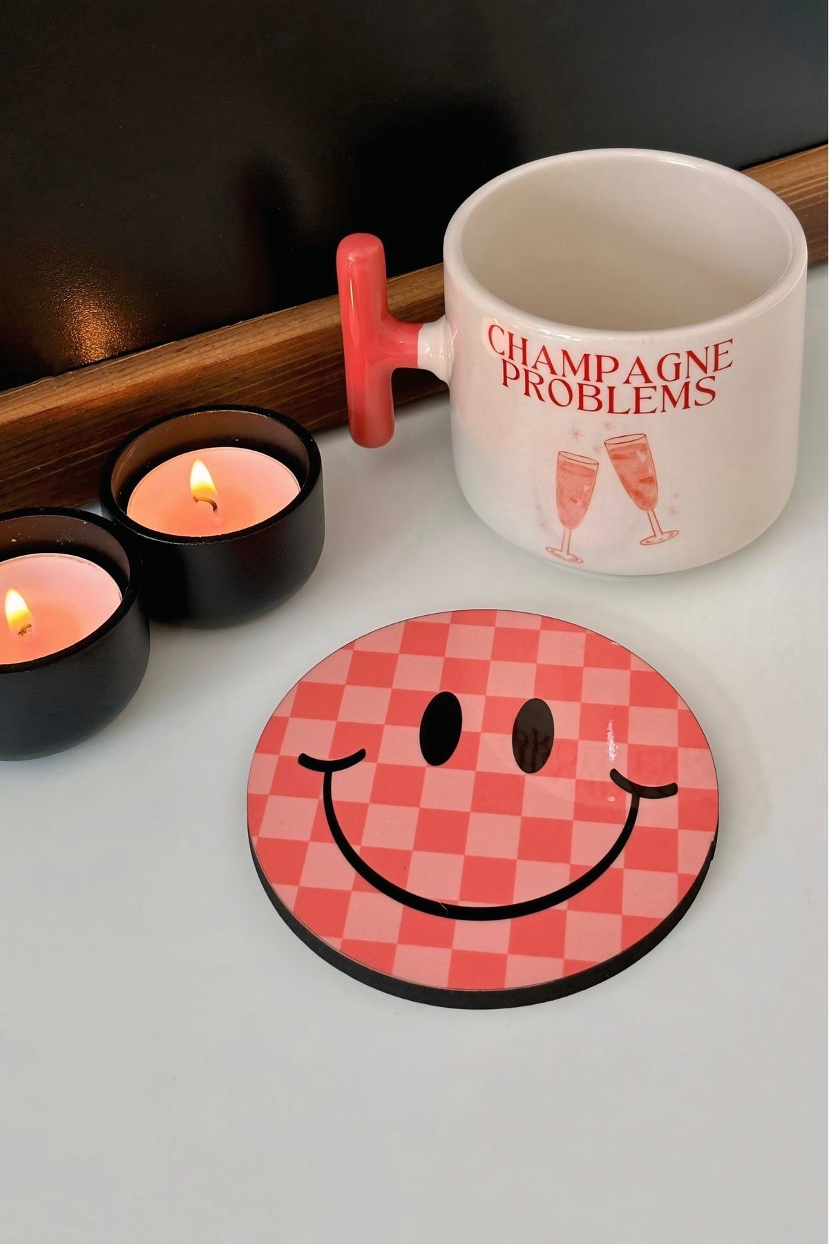 Smiley Bardak Altlığı