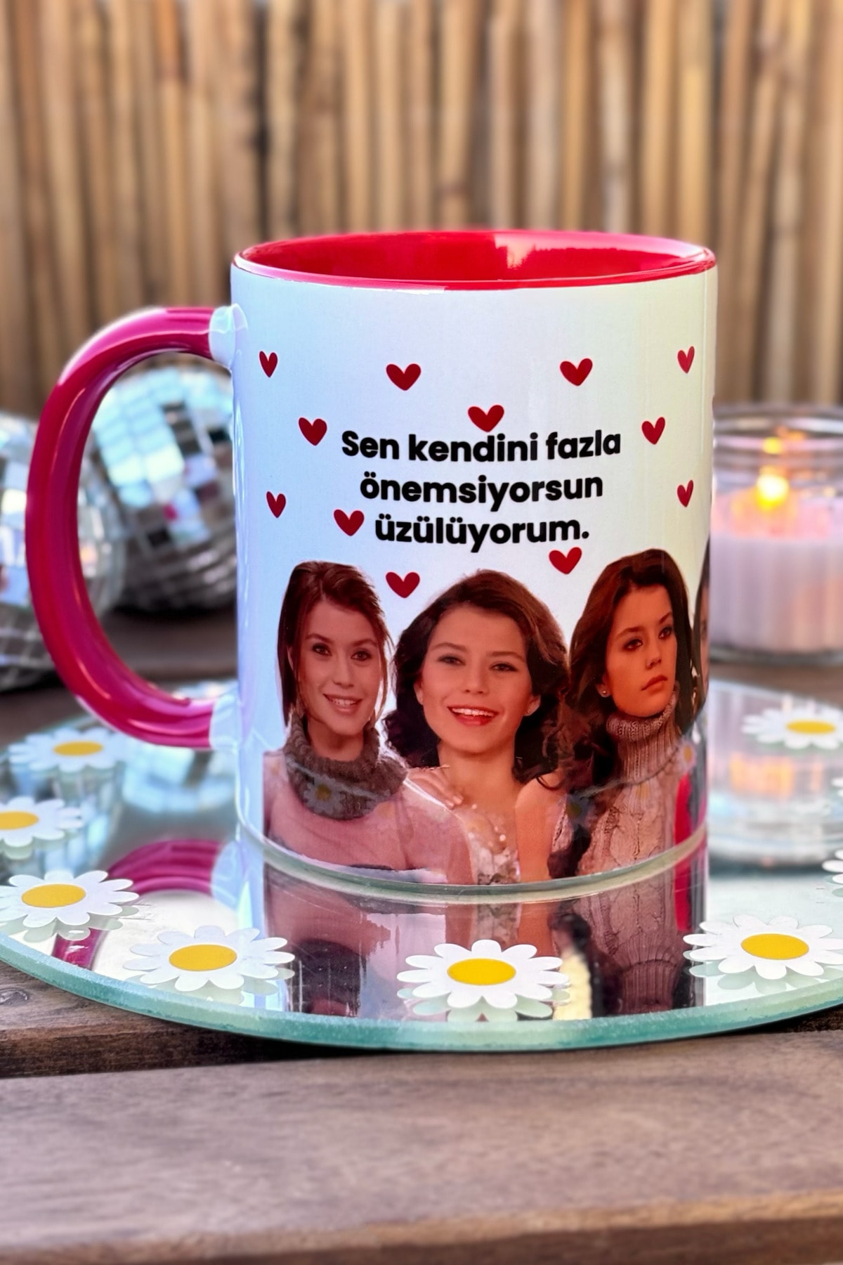 Aşk-ı Memnu Bihter Ziyagil Kendini Fazla Önemsiyorsun Üzülüyorum Kupa