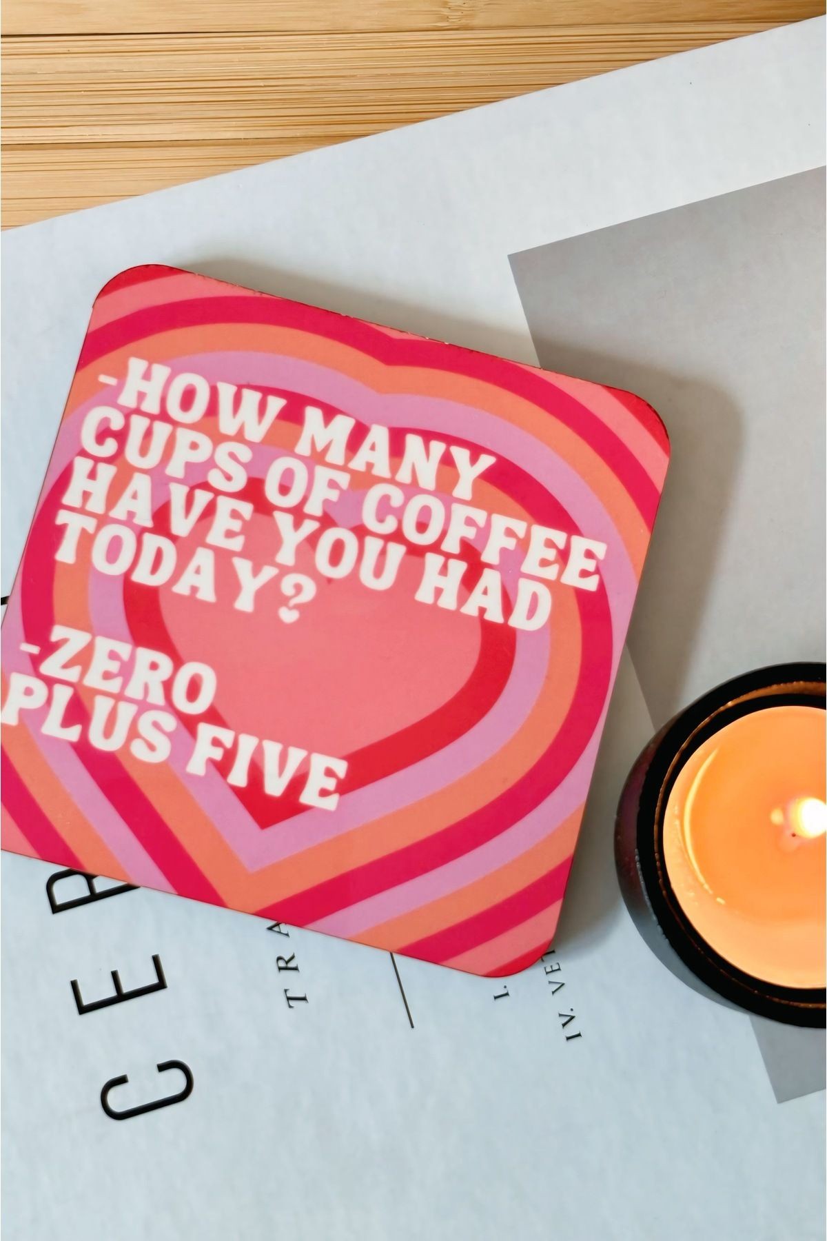 Gilmore Girls Zero Plus Five Bardak Altlığı