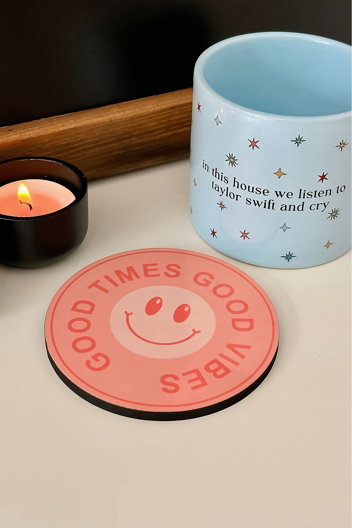 Good Vibes Bardak Altlığı