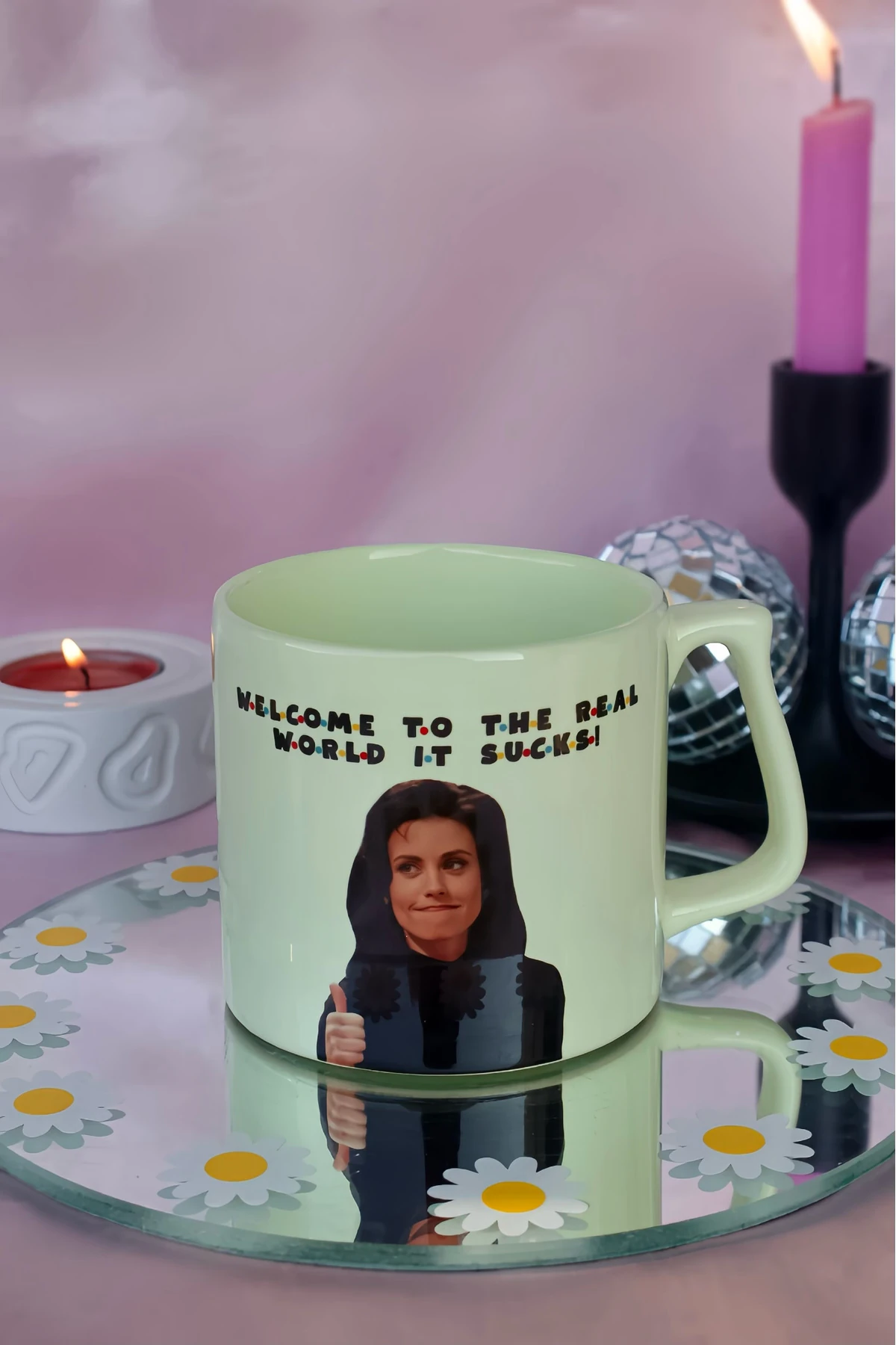 Friends Monica Geller Welcome to the Real World Kupa