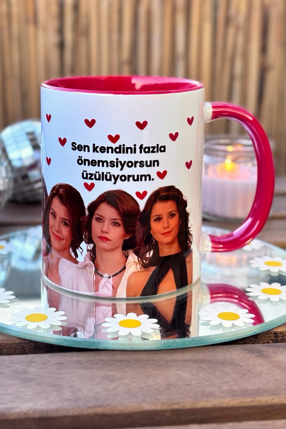 Aşk-ı Memnu Bihter Ziyagil Kendini Fazla Önemsiyorsun Üzülüyorum Kupa