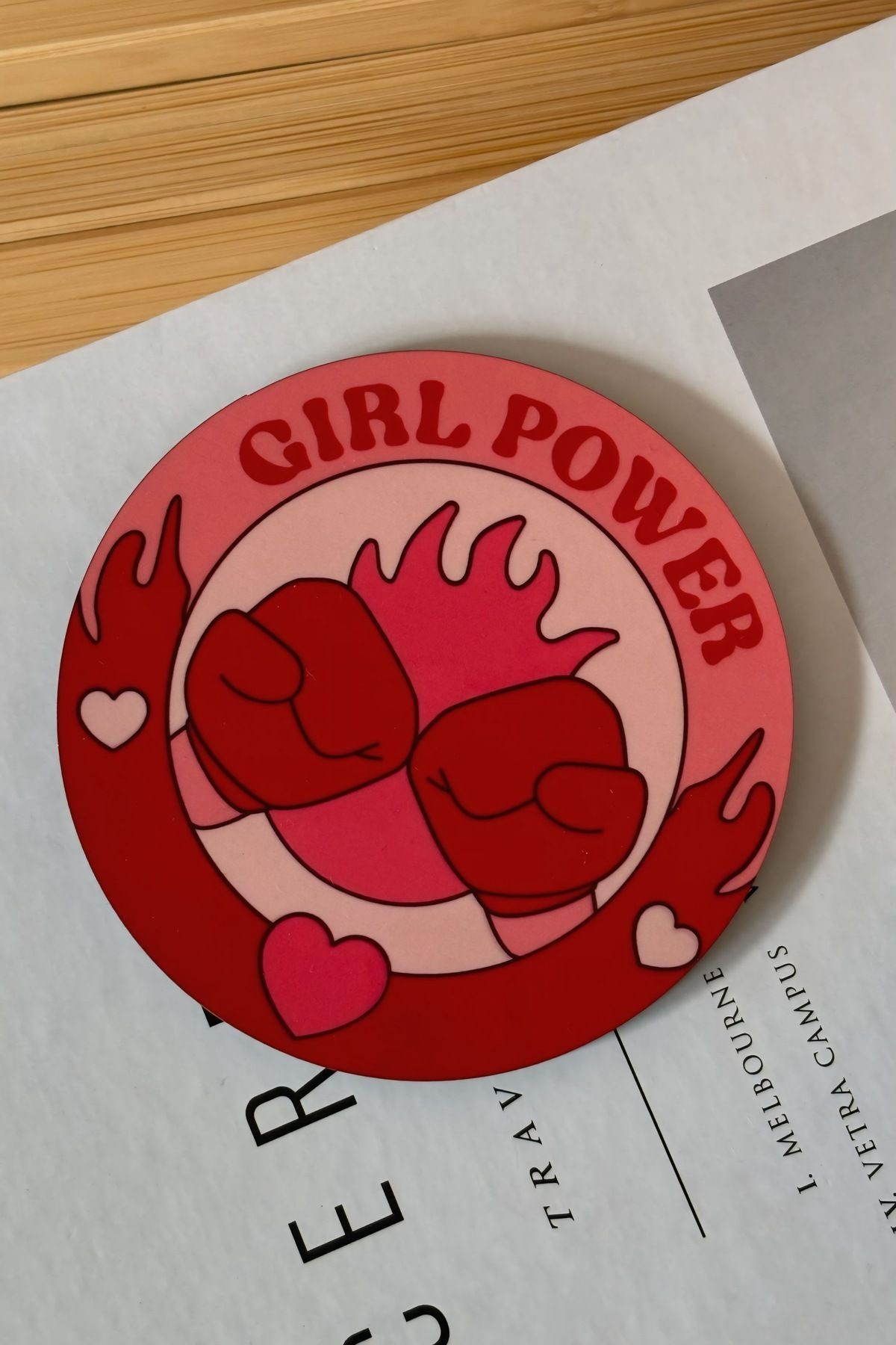 Girl Power Bardak Altlığı
