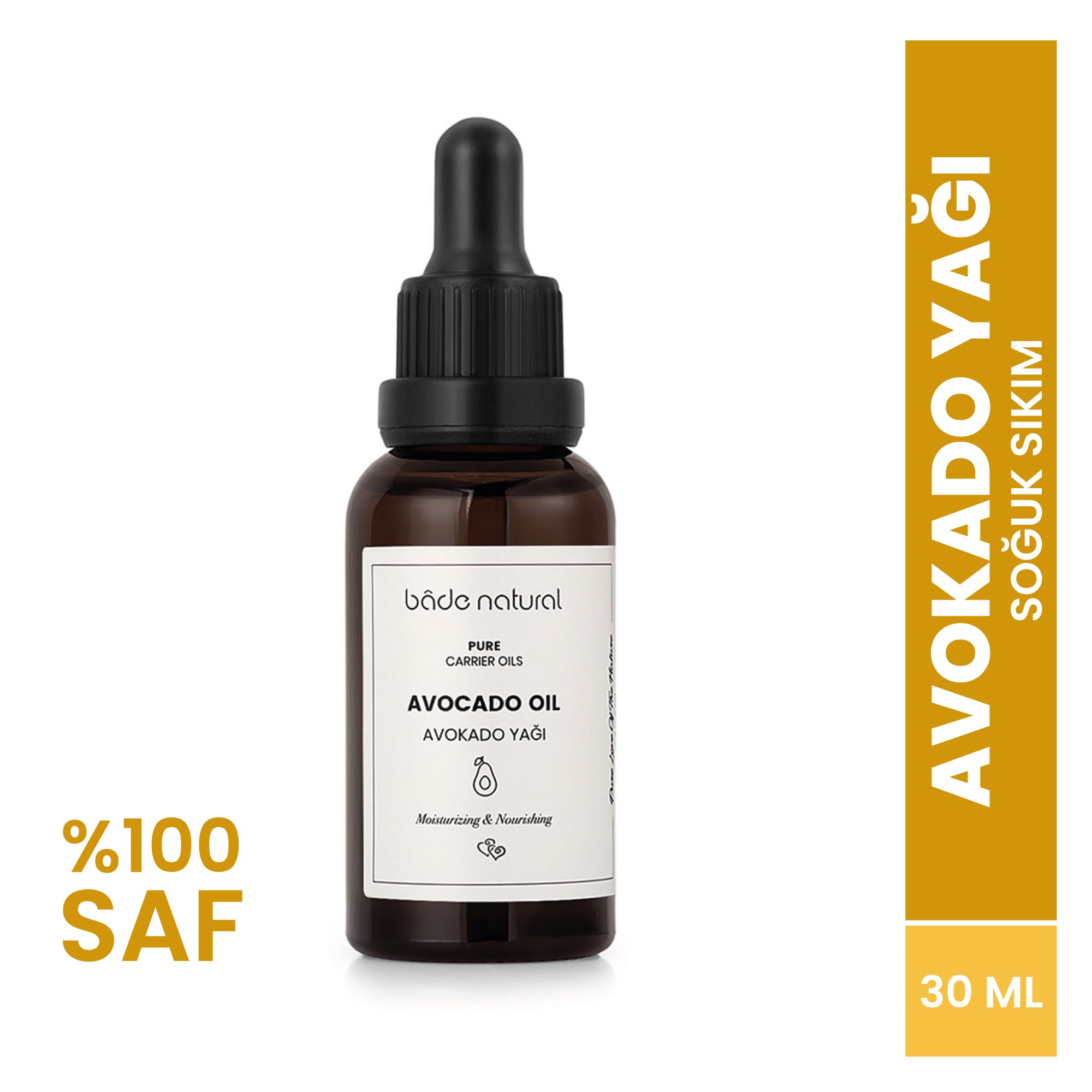 Avokado Yağı Soğuk Sıkım %100 Saf 30 ml