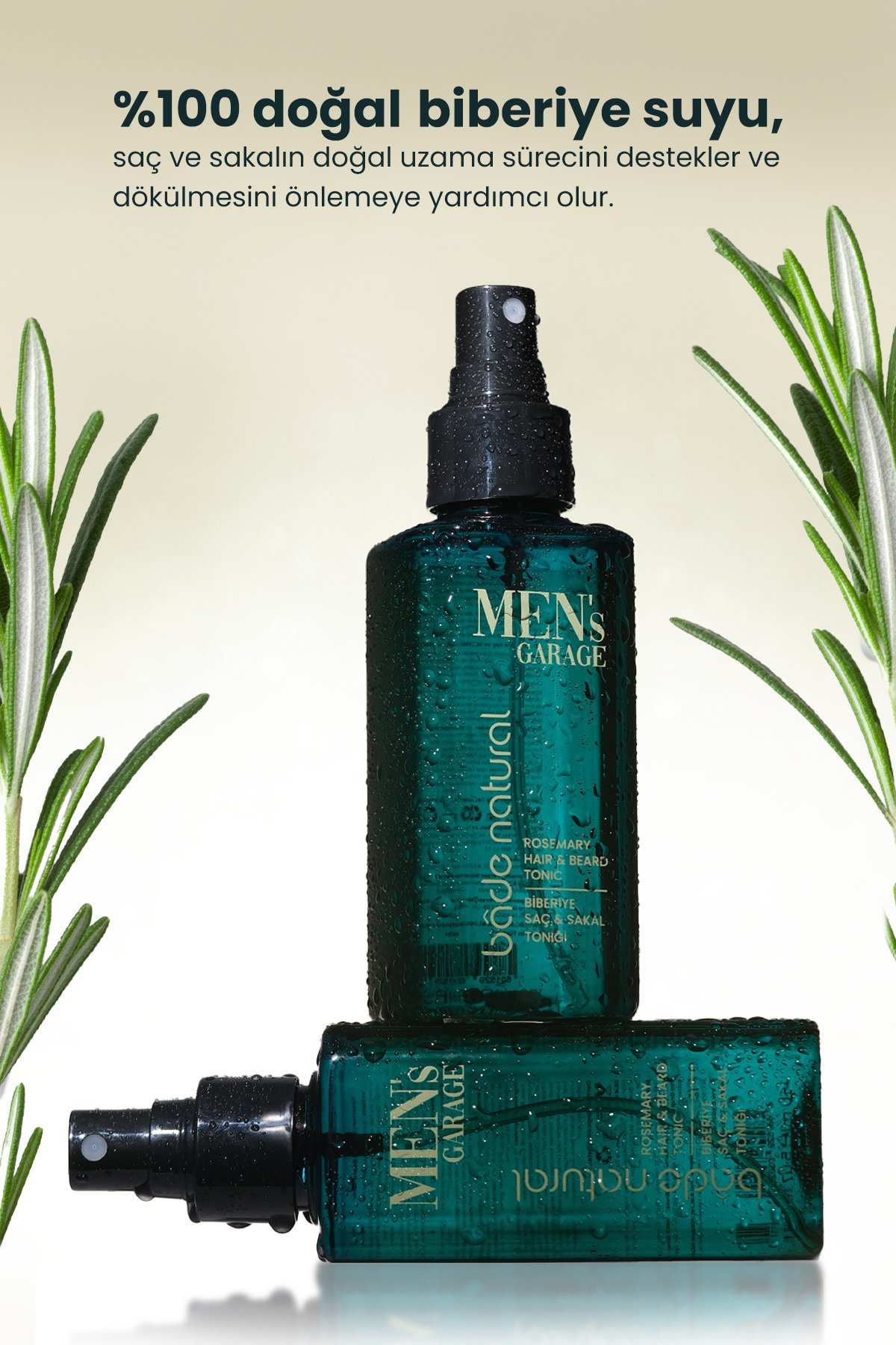 Men's Garage Biberiye Saç ve Sakal Toniği Besleyici ve Nemlendirici 150 ml