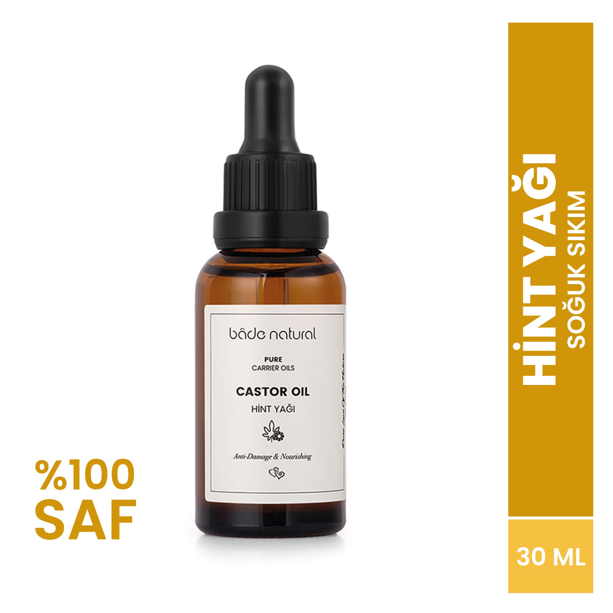 Hint Yağı Soğuk Sıkım %100 Saf 30 ml