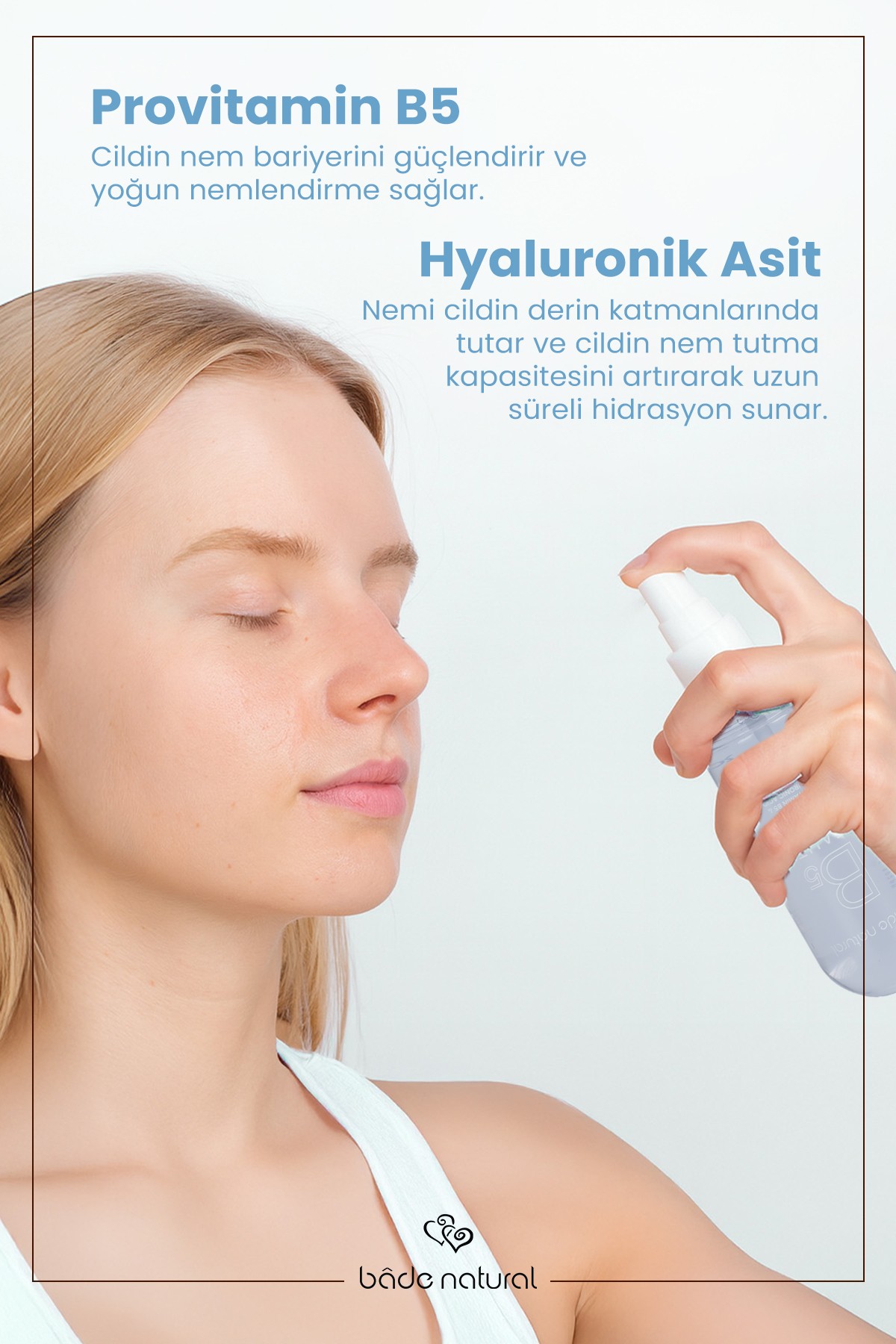 Beauty Vitamist Provitamin B5 & Hyaluronik Asit Yüz Spreyi 100 ml