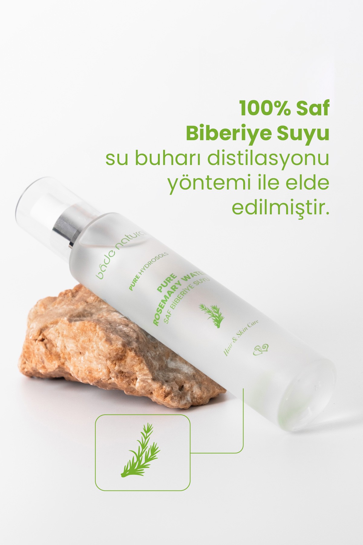 Biberiye Suyu Güçlendirici Saç Toniği %100 Doğal ve Saf 100 ml