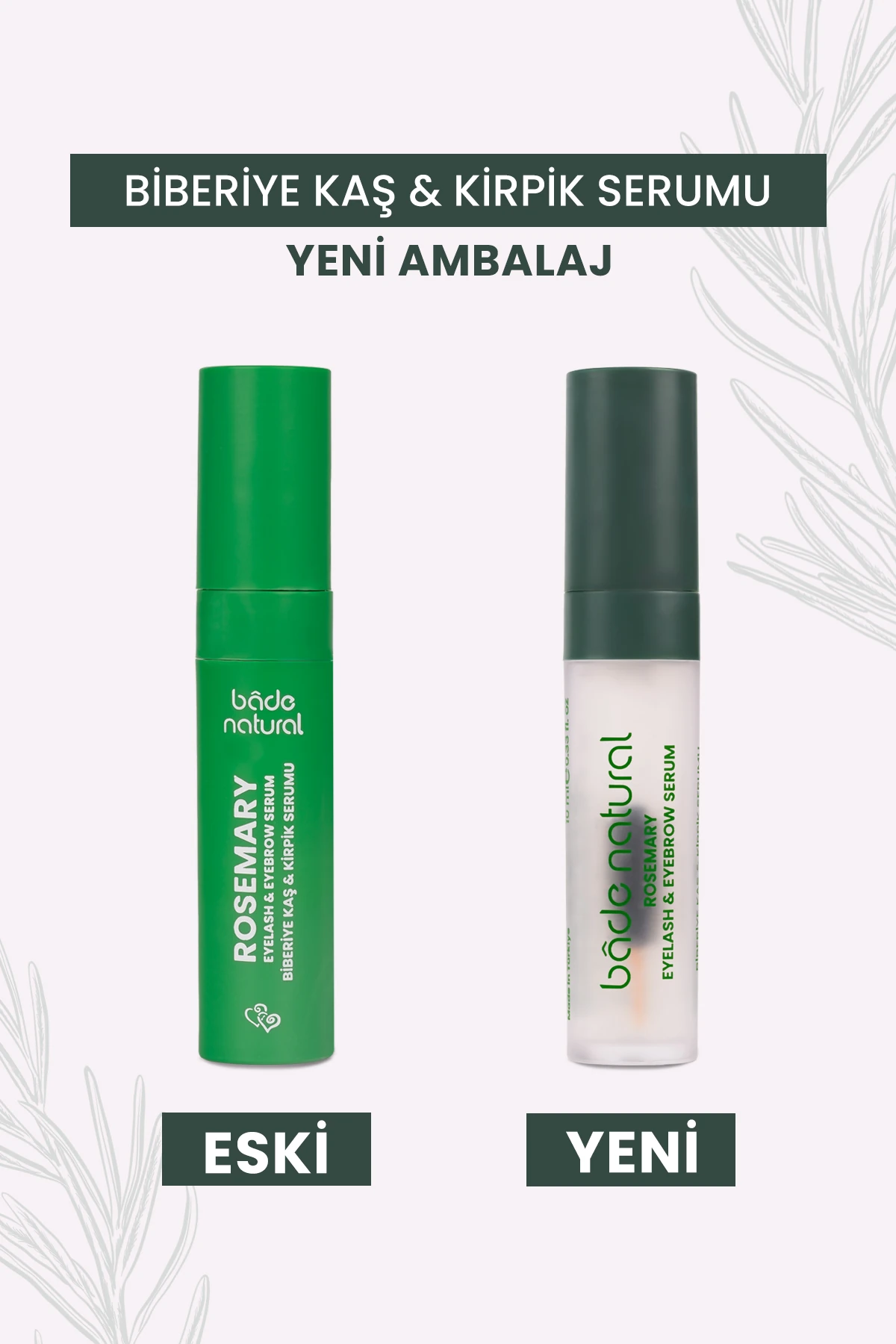 Biberiye Yağı Kaş Kirpik Bakım Serumu Besleyici ve Güçlendirici 10 ml