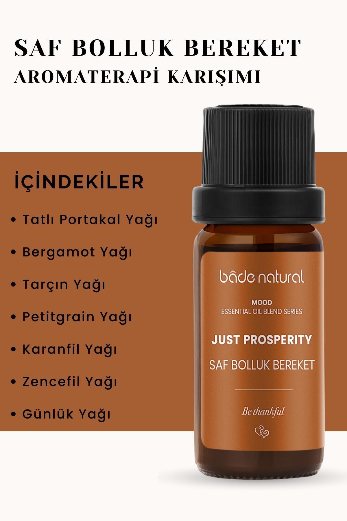 Saf Bolluk Bereket Aromaterapi Karışımı 10 ml