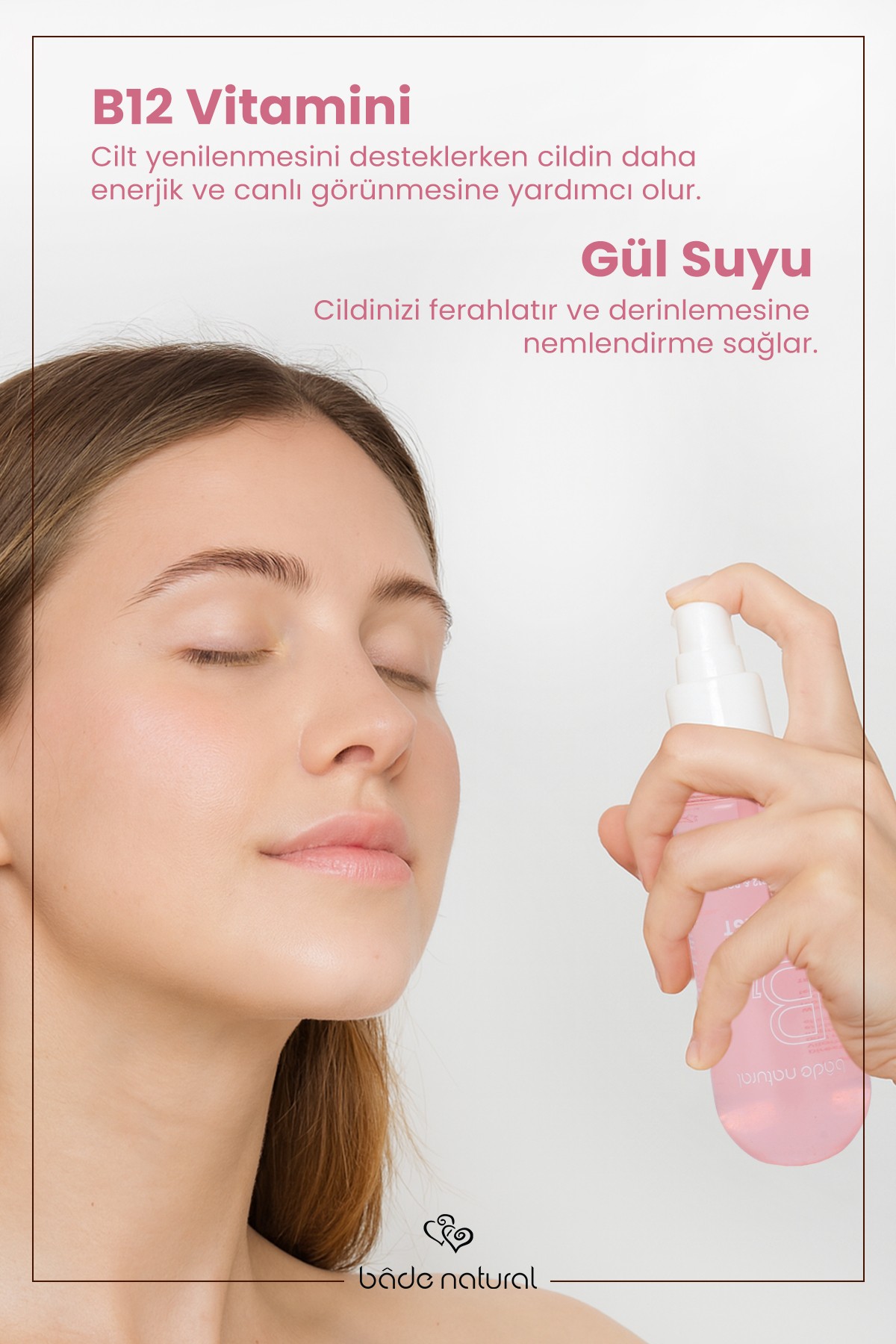 Beauty Vitamist B12 Vitamini & Gül Yüz Spreyi 100 ml
