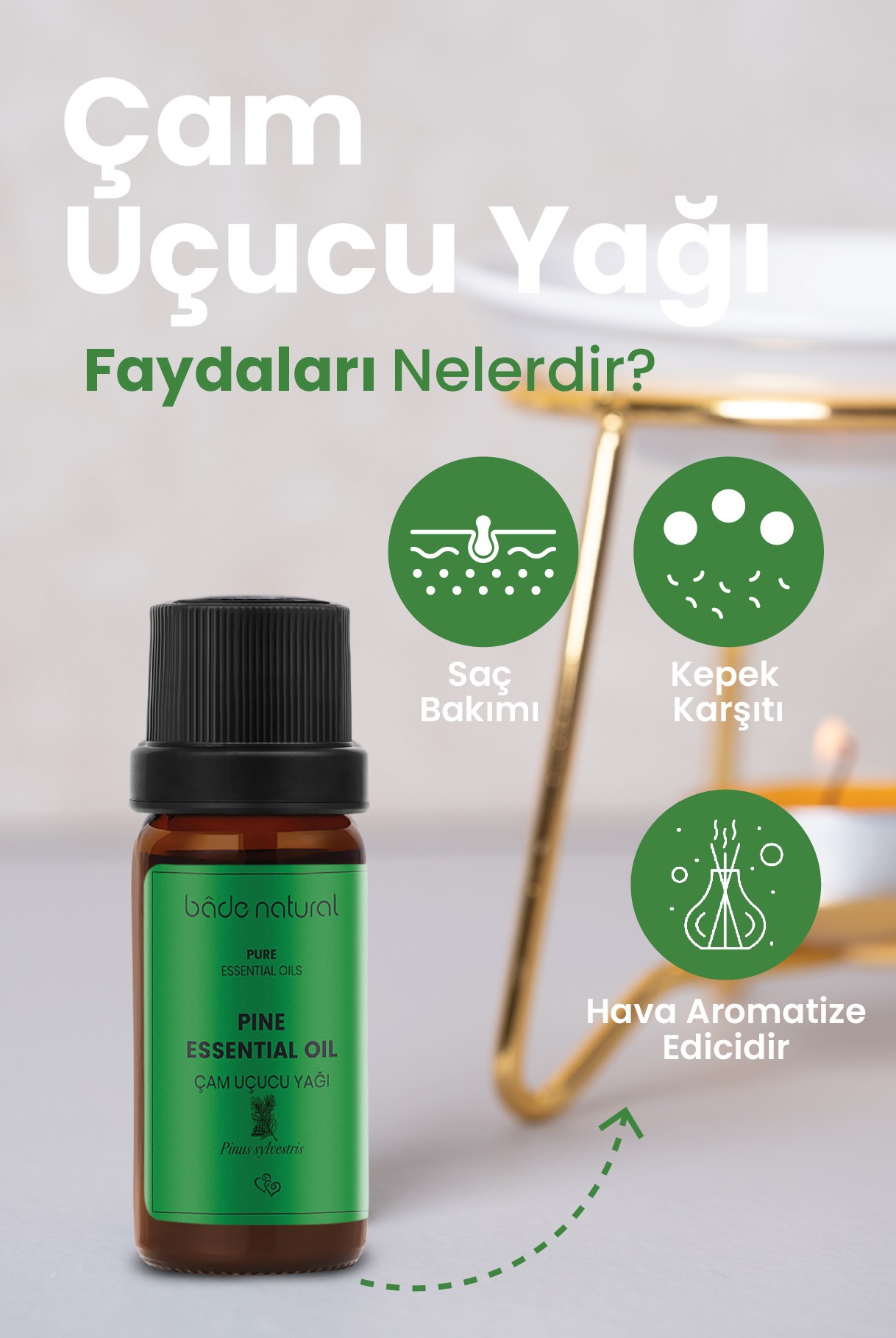 Çam Uçucu Yağı %100 Saf 10 ml