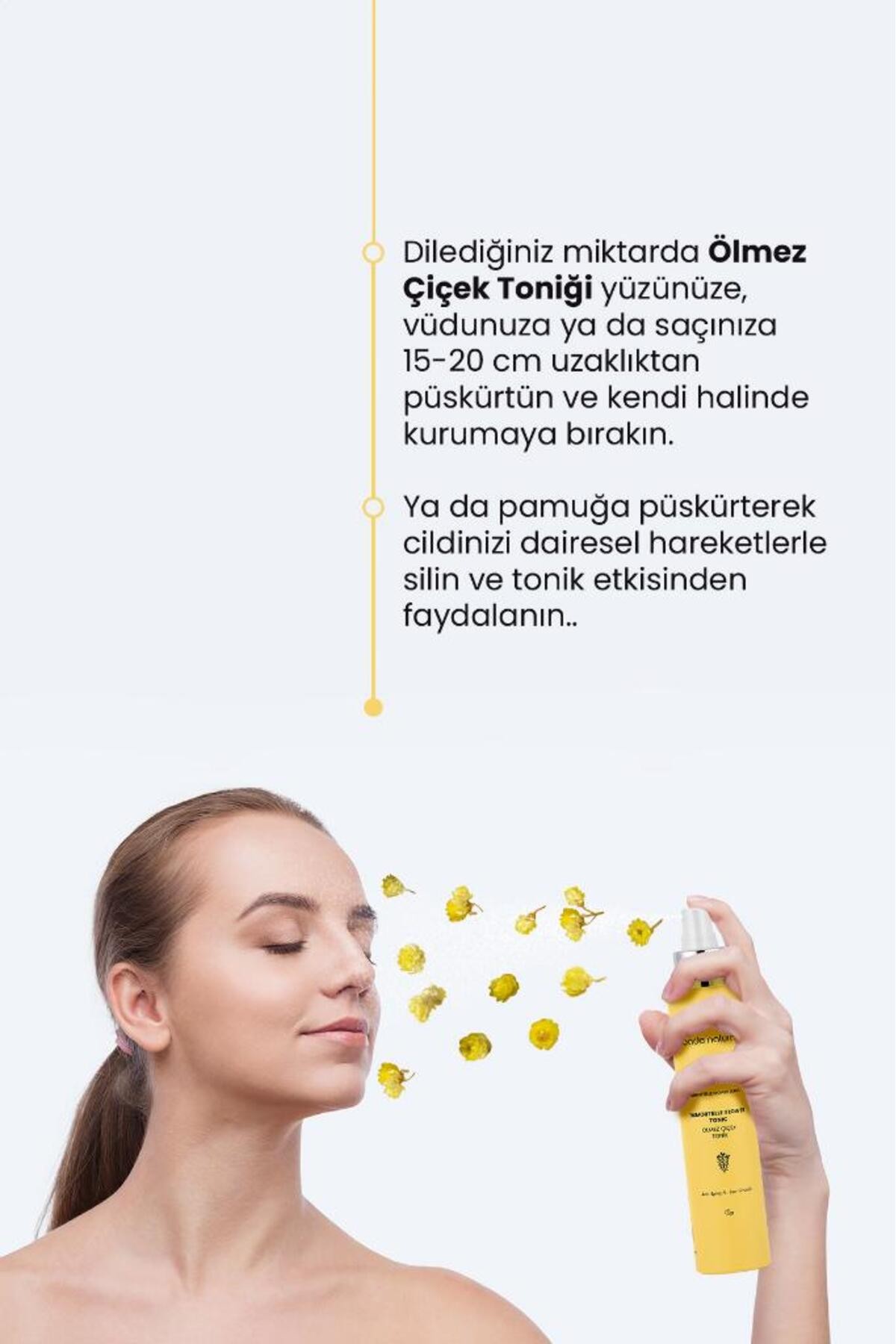 Ölmez Çiçek Yaşlanma ve Kırışıklık Karşıtı Tonik 100 ml