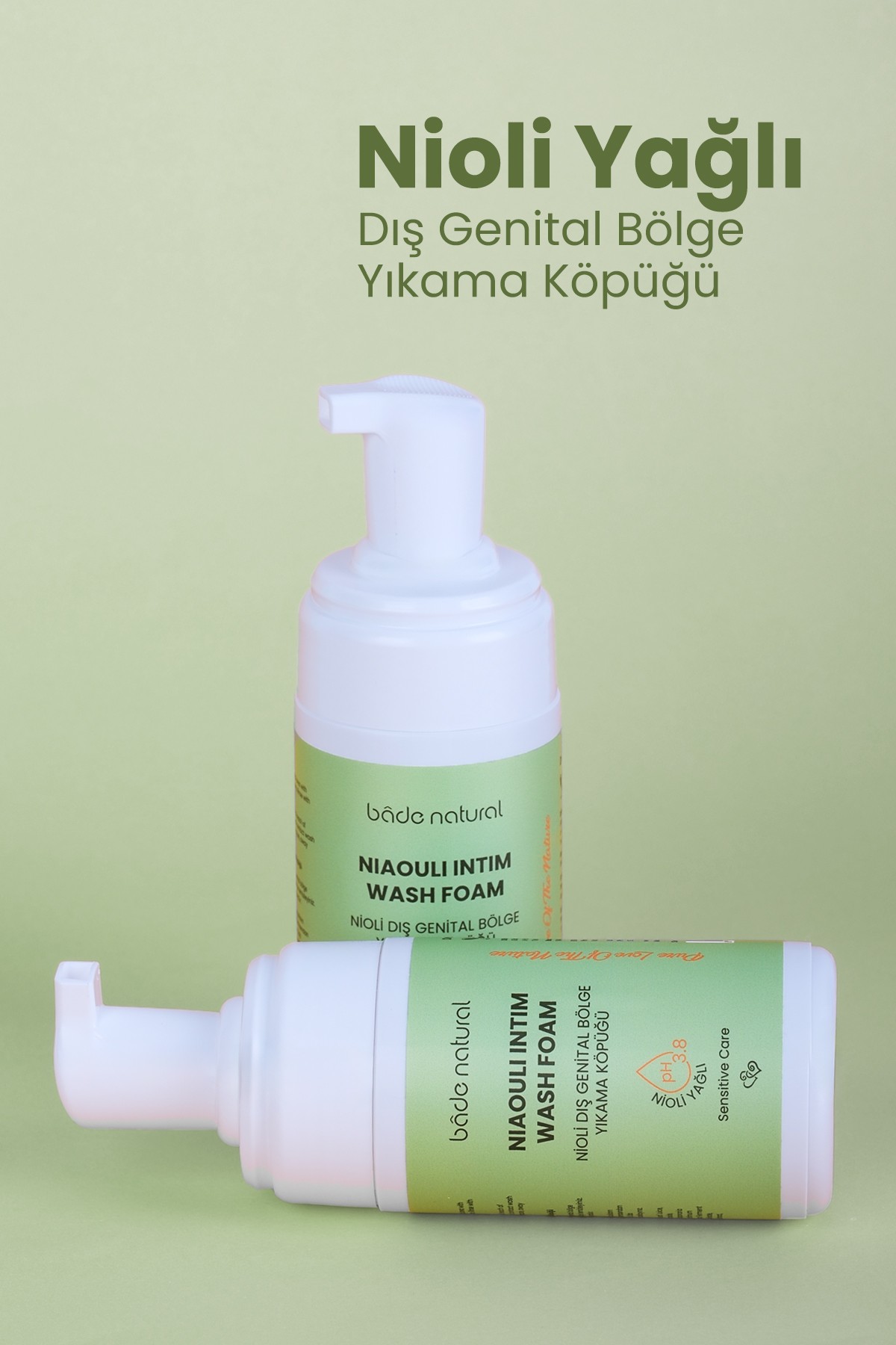 Nioli Yağlı Dış Genital Bölge Yıkama Köpüğü pH 3.8 %100 Doğal 125 ml