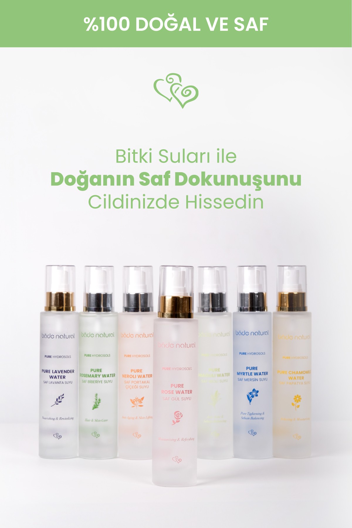 Lavanta Suyu Canlandırıcı ve Besleyici Tonik %100 Doğal ve Saf 100 ml