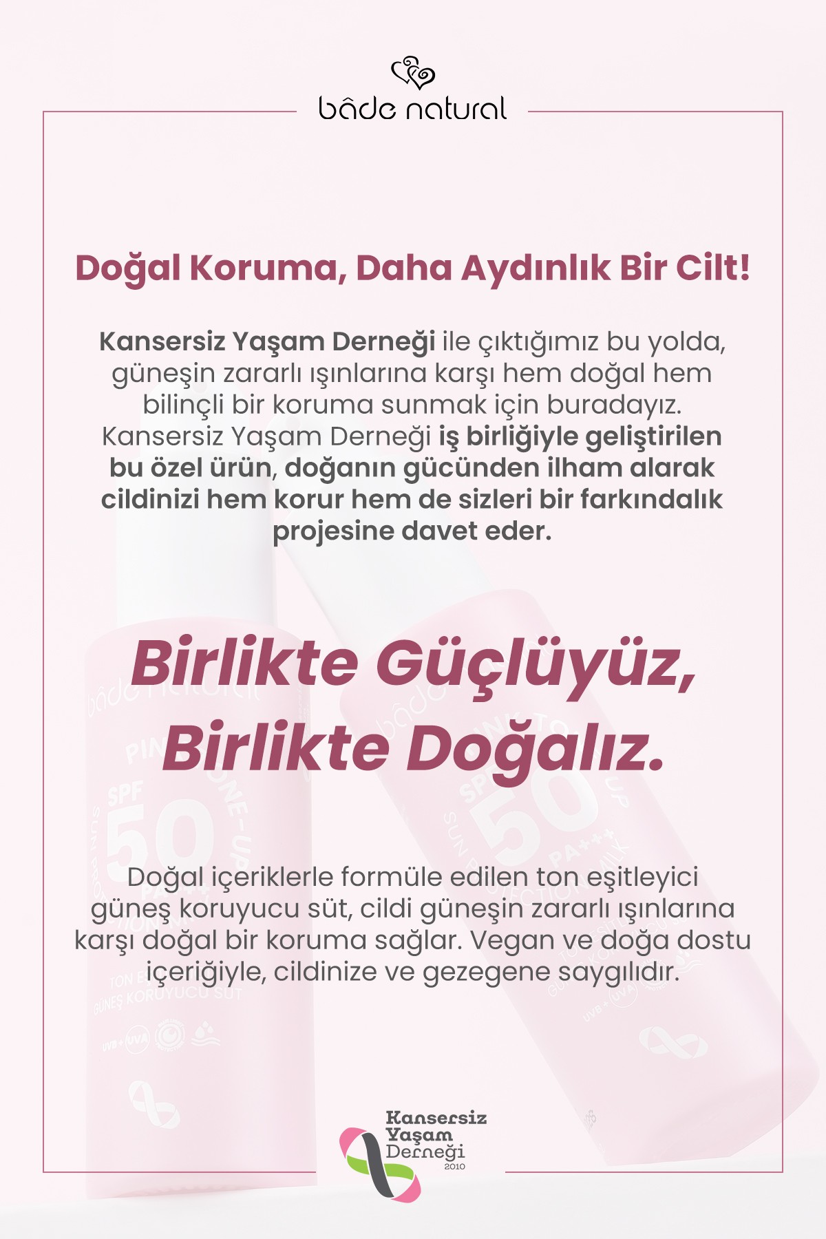 50 SPF Ton Eşitleyici Güneş Koruyucu Süt 30 ml