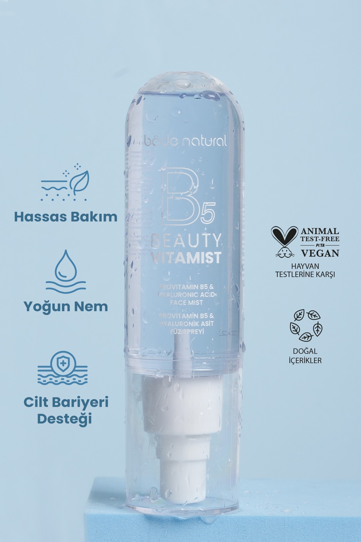 Beauty Vitamist Provitamin B5 & Hyaluronik Asit Yüz Spreyi 100 ml