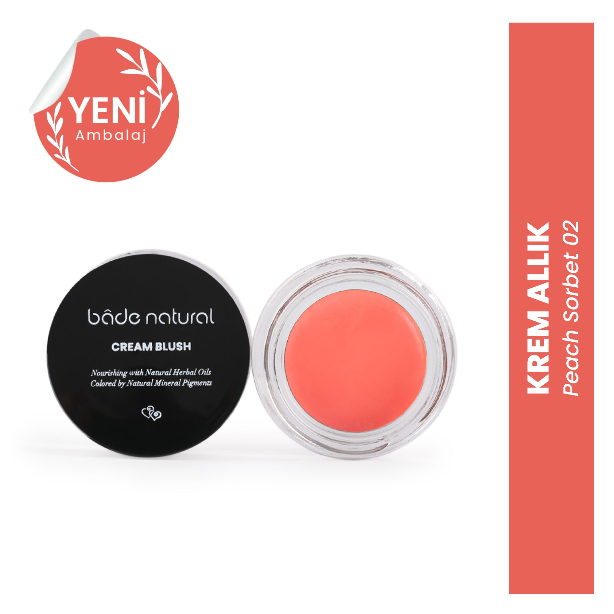 Krem Allık Peach Sorbet 02 %100 Doğal