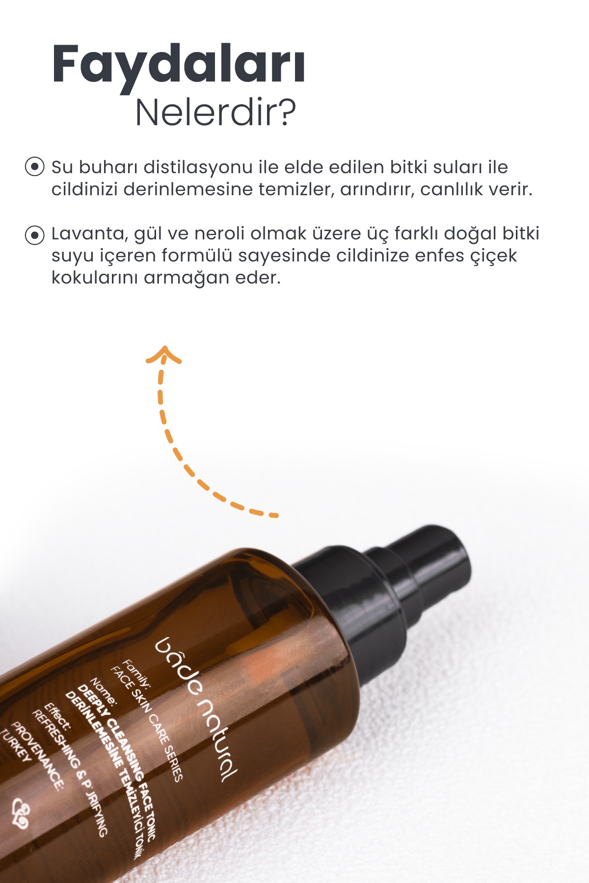 Derinlemesine Temizleyici ve Nemlendirici Tonik 100 ml