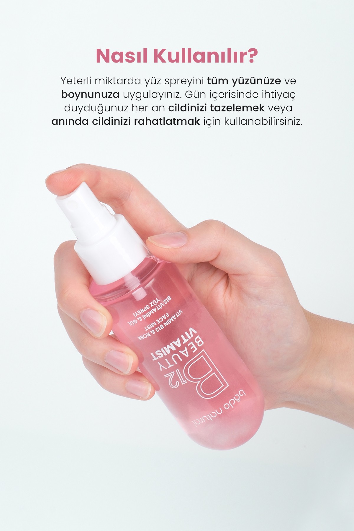 Beauty Vitamist B12 Vitamini & Gül Yüz Spreyi 100 ml