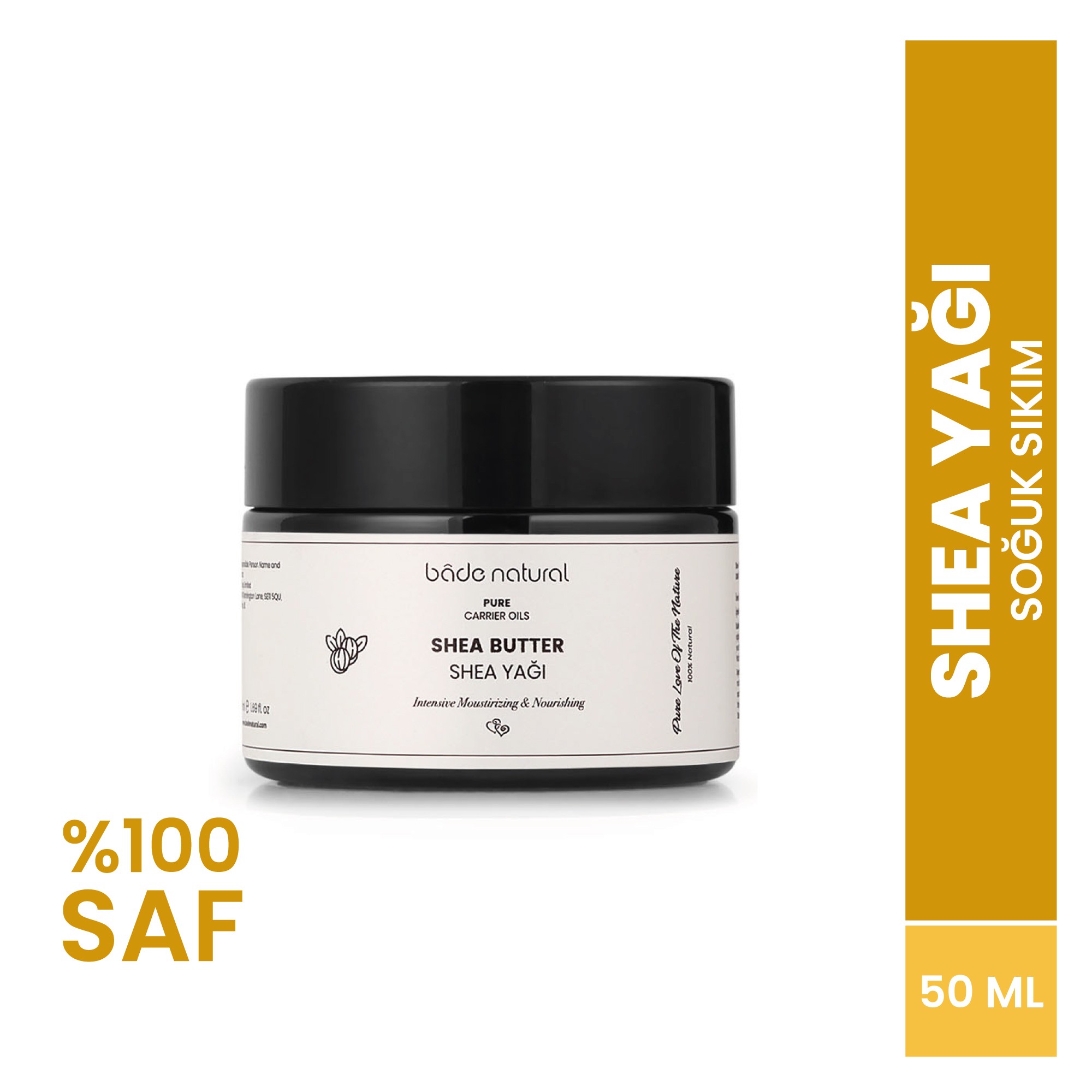 Shea Yağı Soğuk Sıkım %100 Saf 50 g