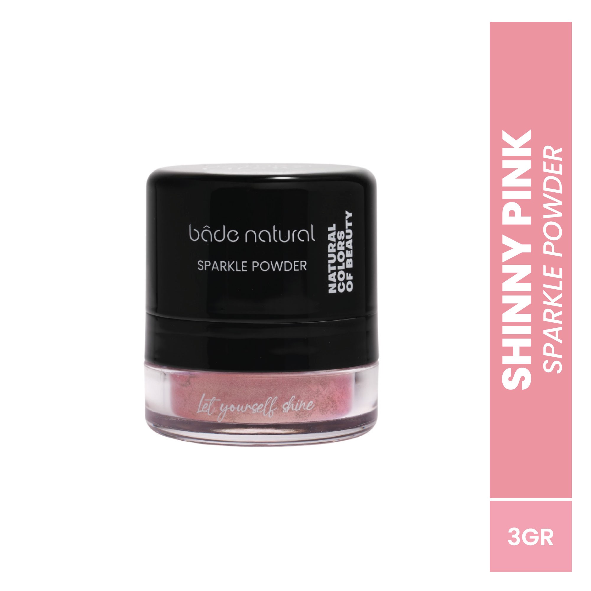 Sparkle Powder Shinny Pink Çok Amaçlı Toz Işıltılı Aydınlatıcı %100 Doğal