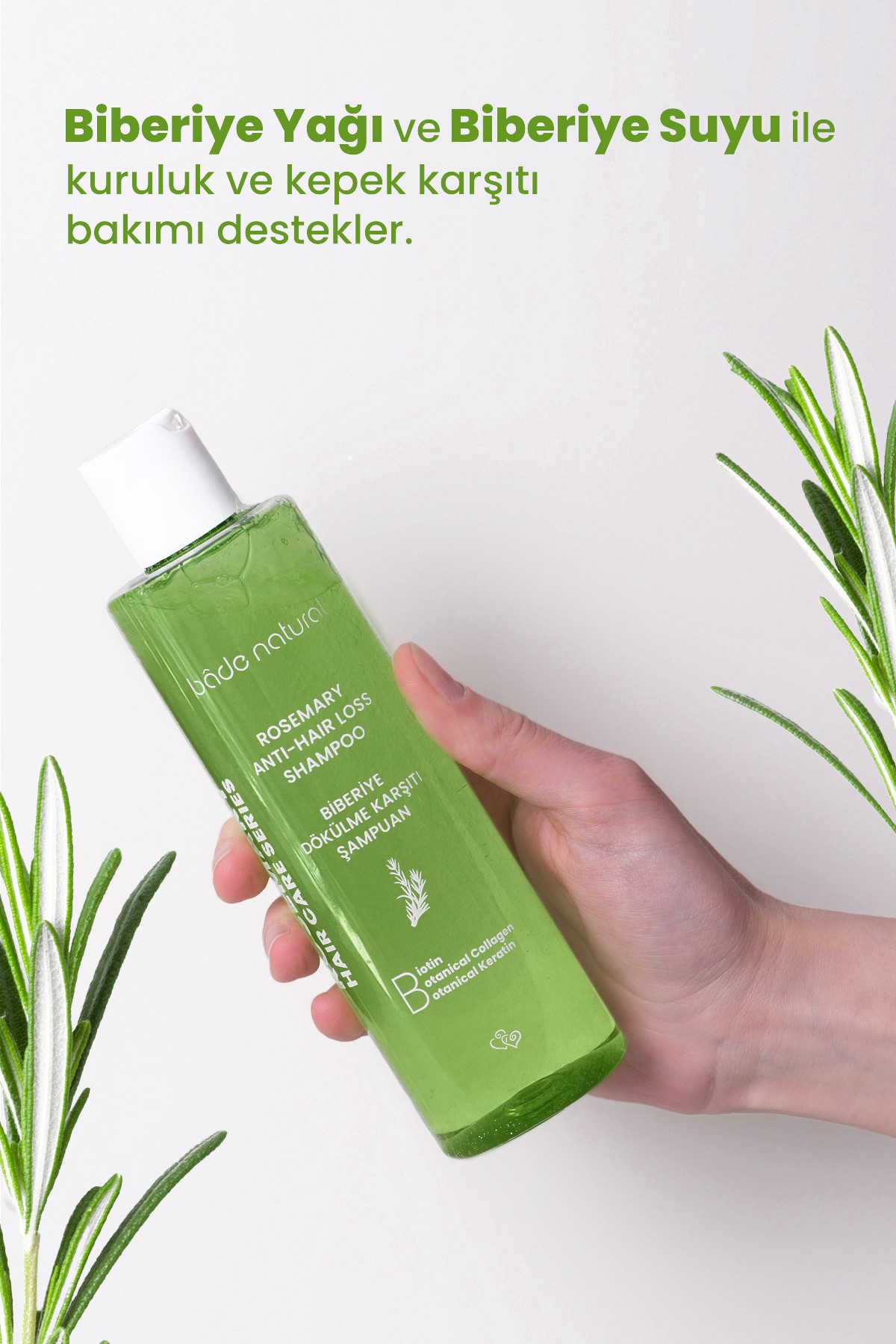 Biberiye, Biotin, Keratin ve Kolajen Complex Saç Dökülmesi Karşıtı Bakım Şampuanı 250 ml