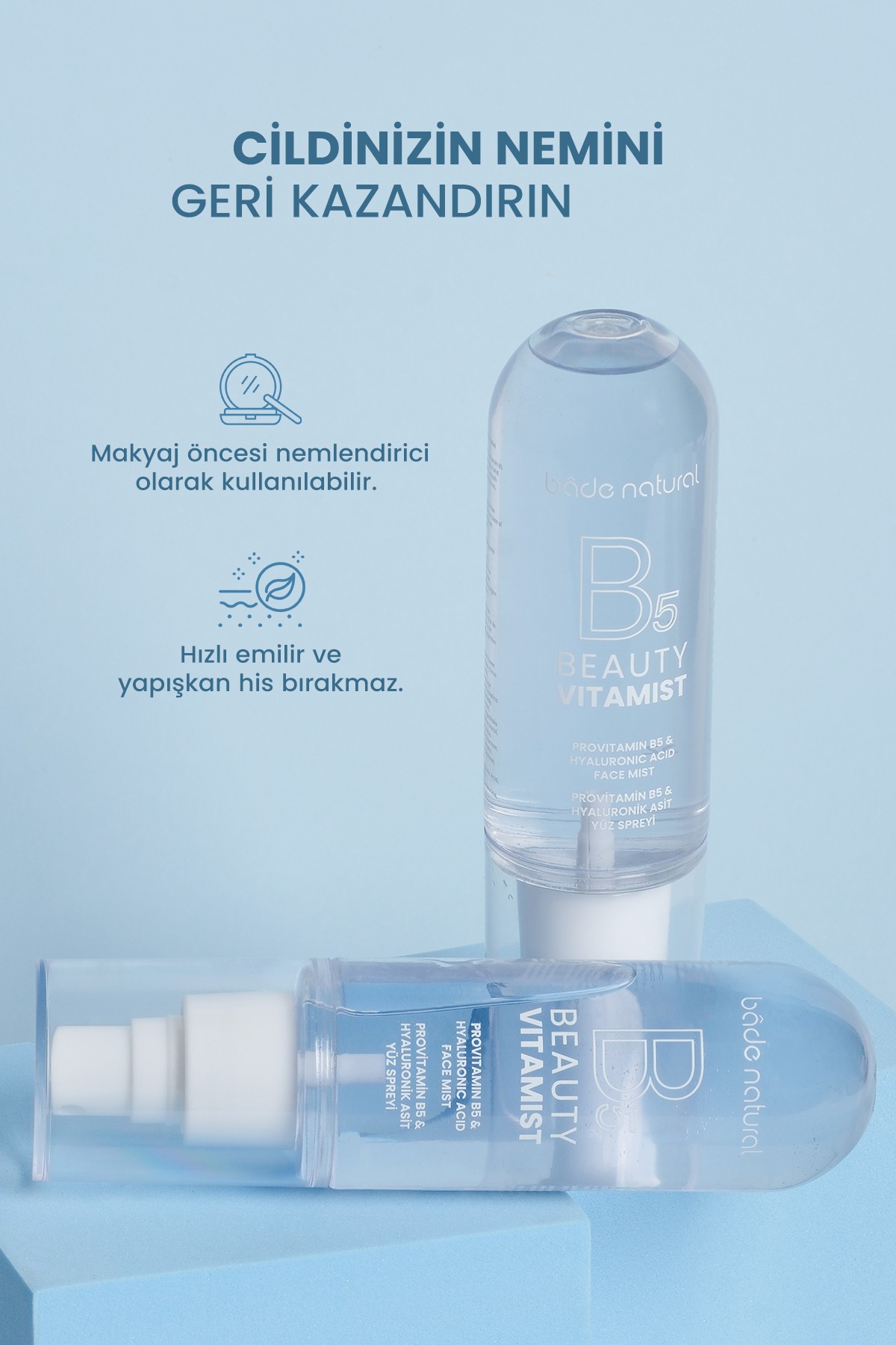 Beauty Vitamist Provitamin B5 & Hyaluronik Asit Yüz Spreyi 100 ml