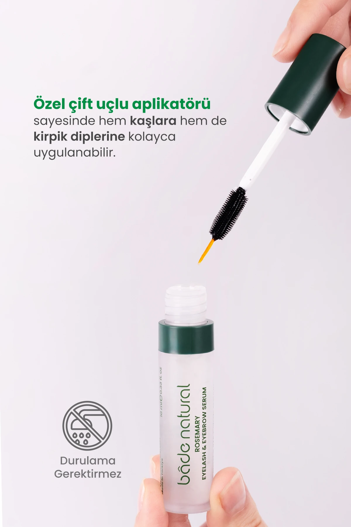 Biberiye Yağı Kaş Kirpik Bakım Serumu Besleyici ve Güçlendirici 10 ml