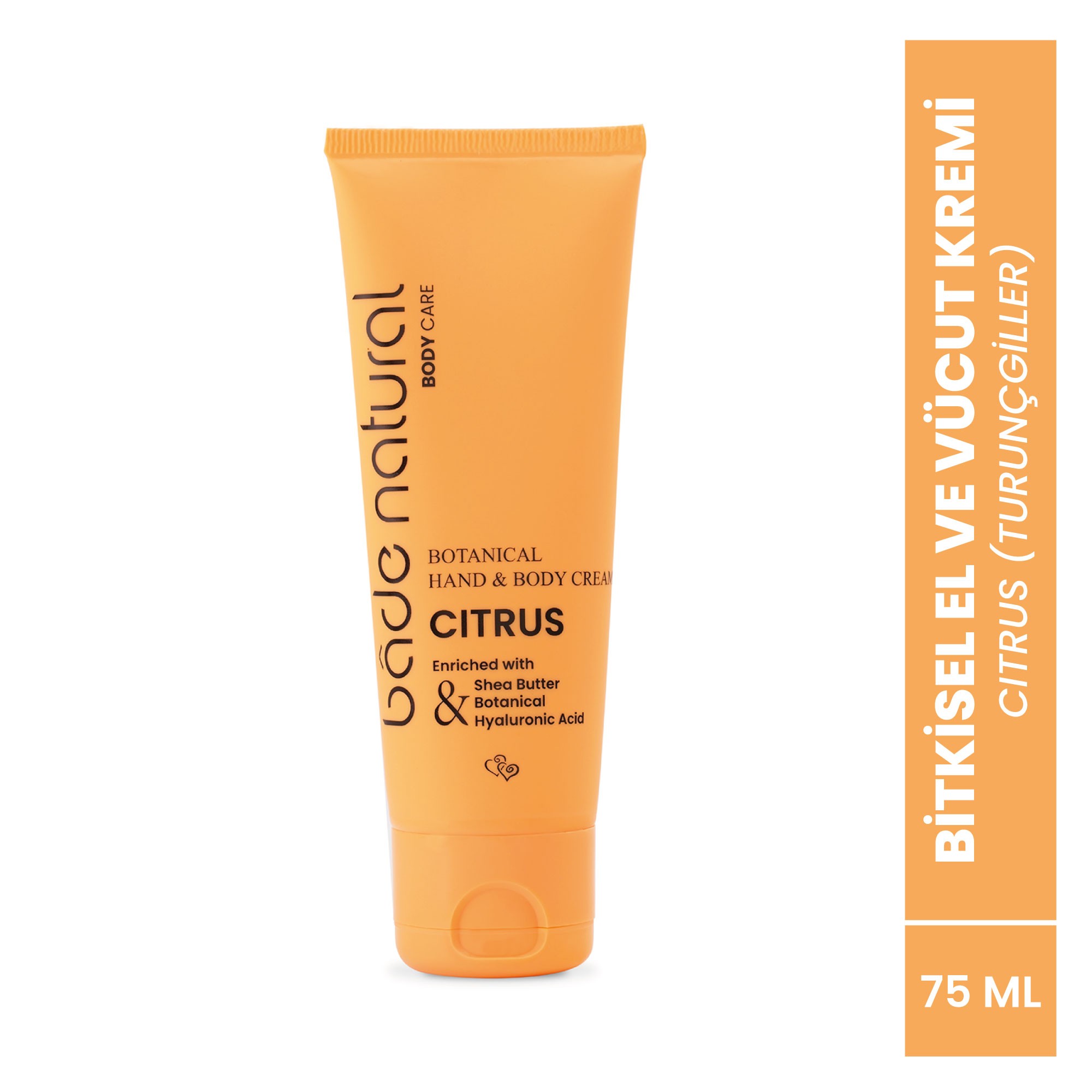 Citrus Bitkisel El ve Vücut Kremi %100 Doğal ve Vegan 75ml